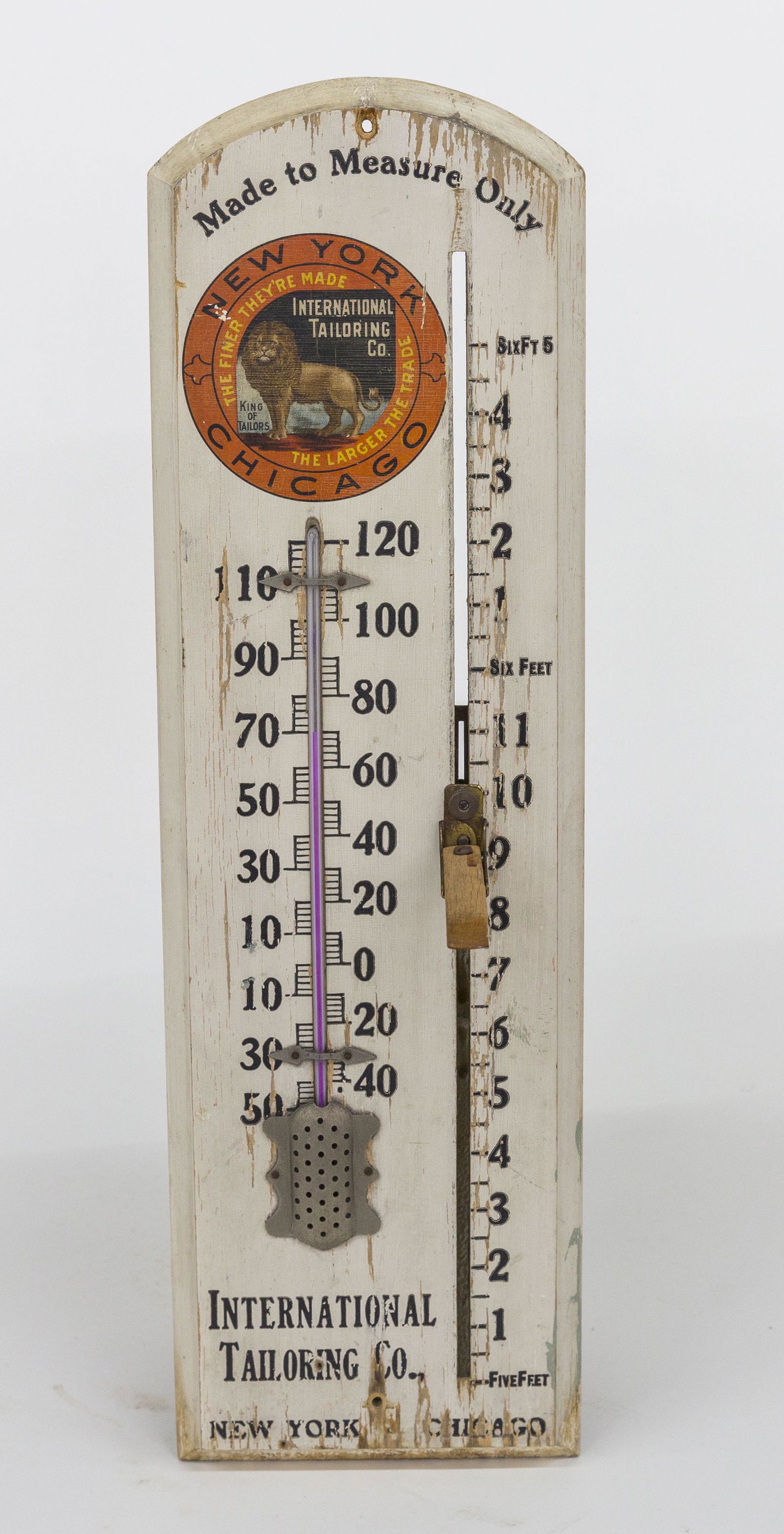 Tailoring Advertising Thermometer with Lion (1 of 8)