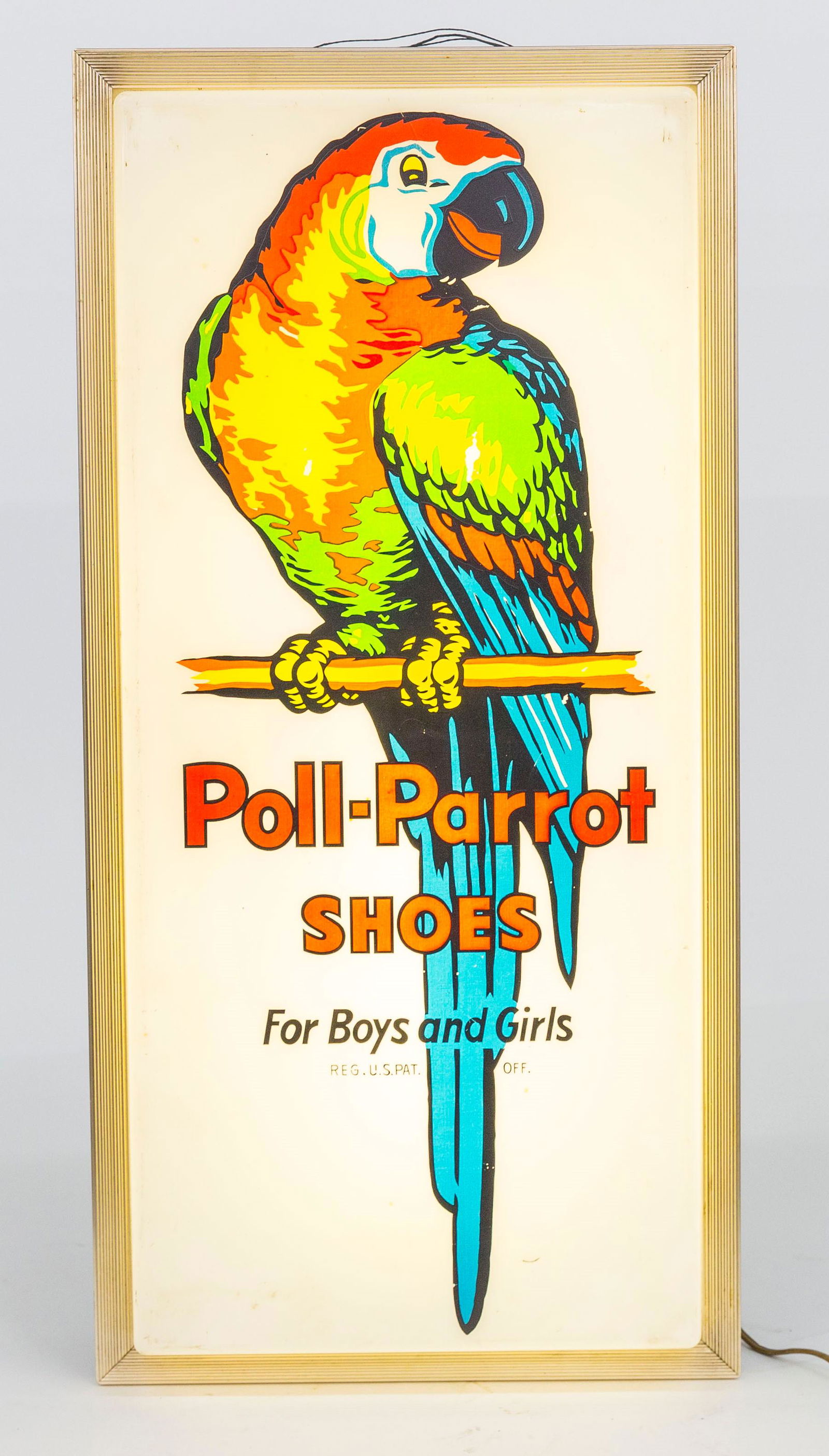 Polly-Parrot Shoes Lighted Sign (1 of 9)