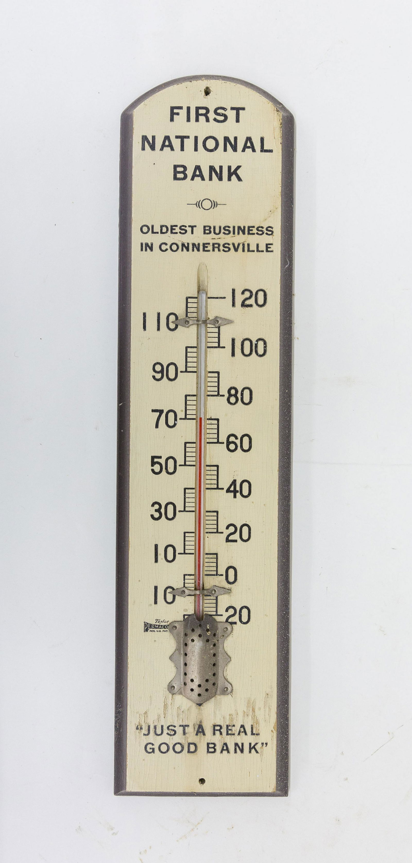 Connersville Ind. National Bank Thermometer (1 of 7)