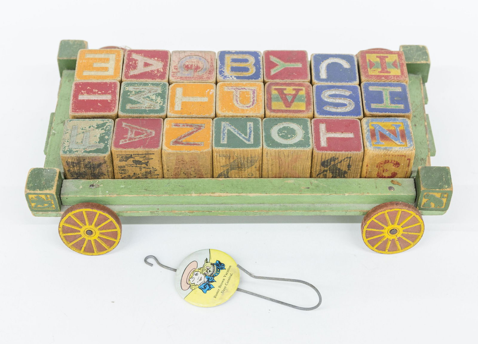 Toy Blocks & Buster Brown Celluloid Receipt Holder (1 of 5)