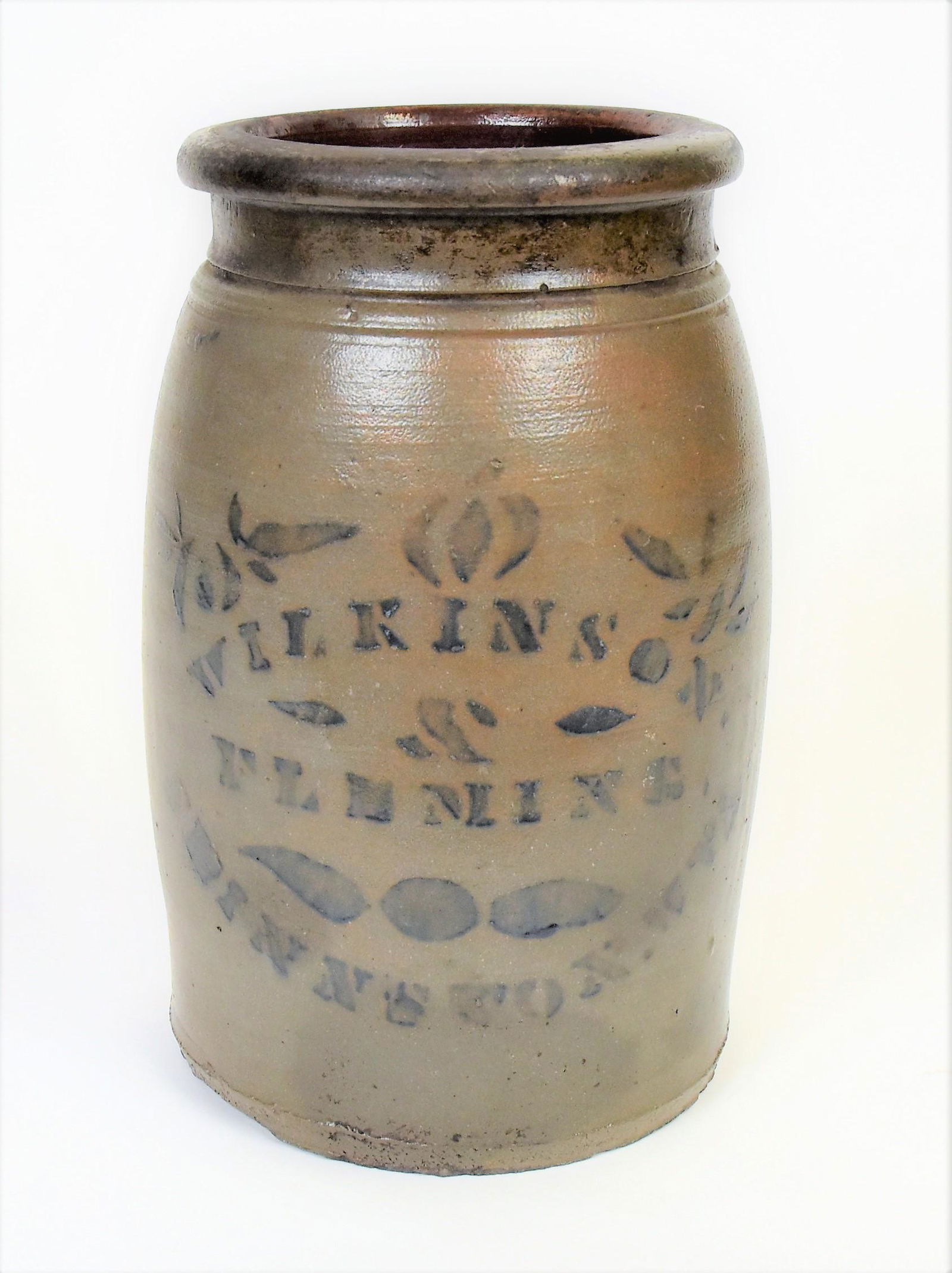 Wilkinson & Fleming Decorated Stoneware Jar (1 of 5)