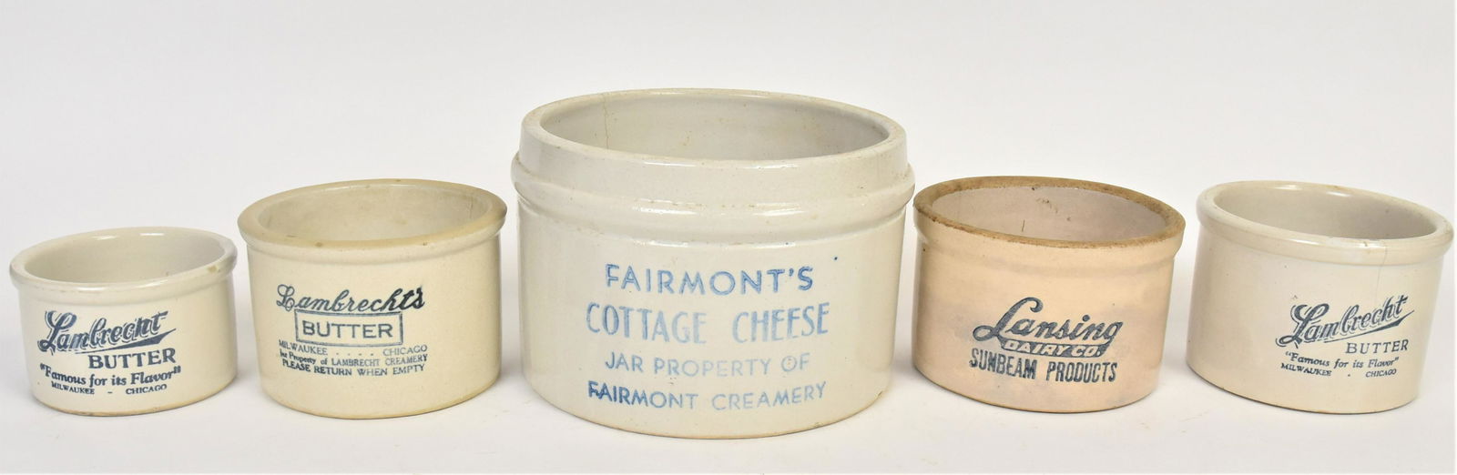 Butter & Dairy Decorated Crocks (1 of 12)