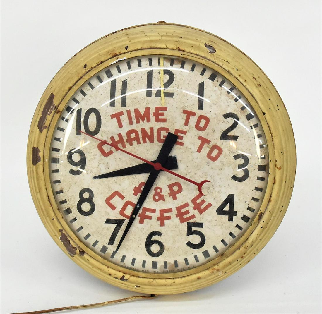 A&P Coffee Wall Clock (1 of 4)