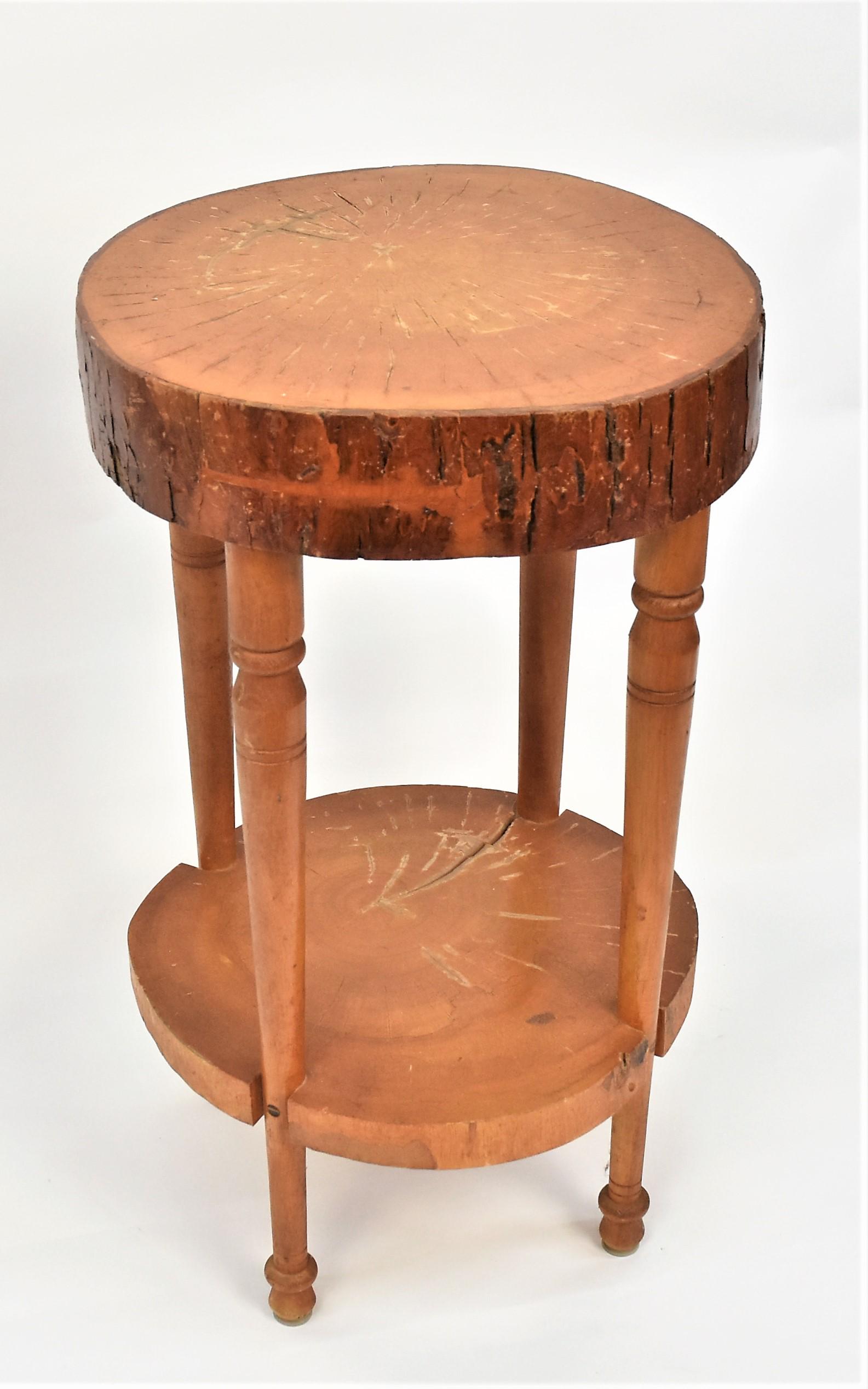 Butcher Block Lamp Stand (1 of 5)