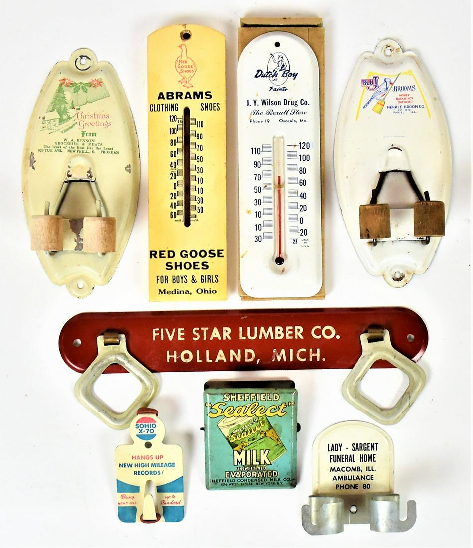 Lot of Advertising Tin Kitchen Tool Holders Plus (1 of 7)