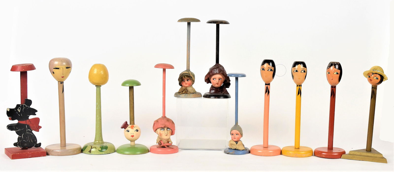 Figural Wig/Hat Stands (1 of 6)
