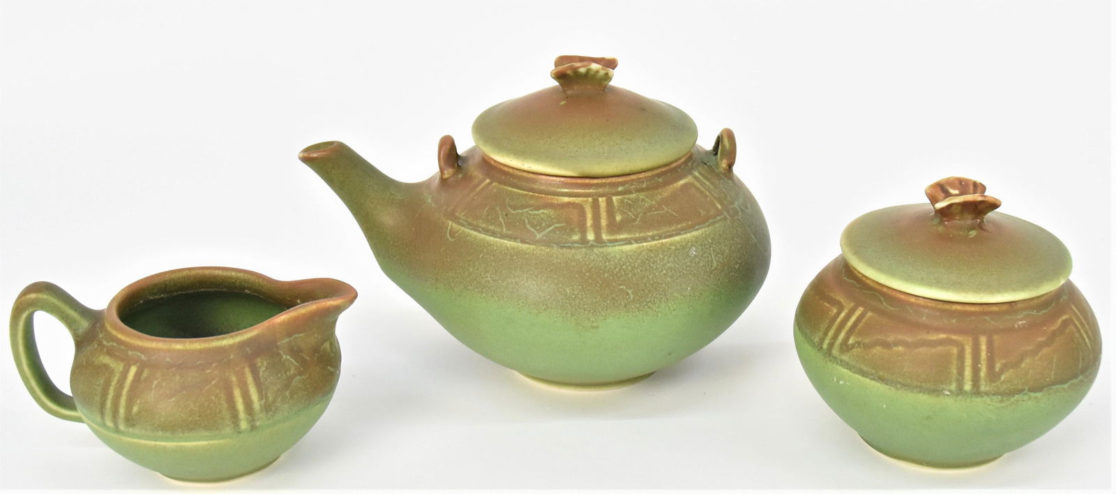 Rookwood Arts & Crafts Tea Set (1 of 6)