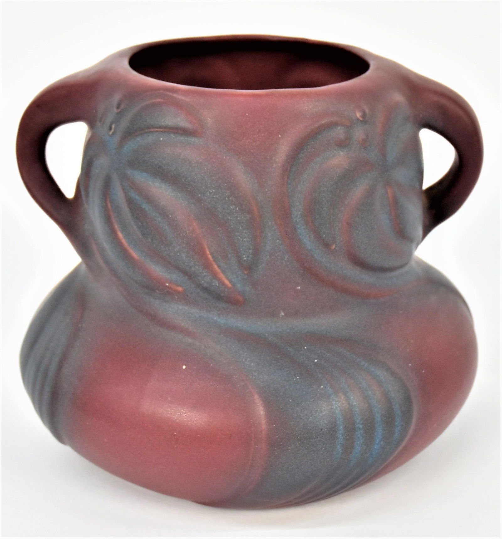 Van Briggle Arts & Crafts Handled Vase (1 of 4)