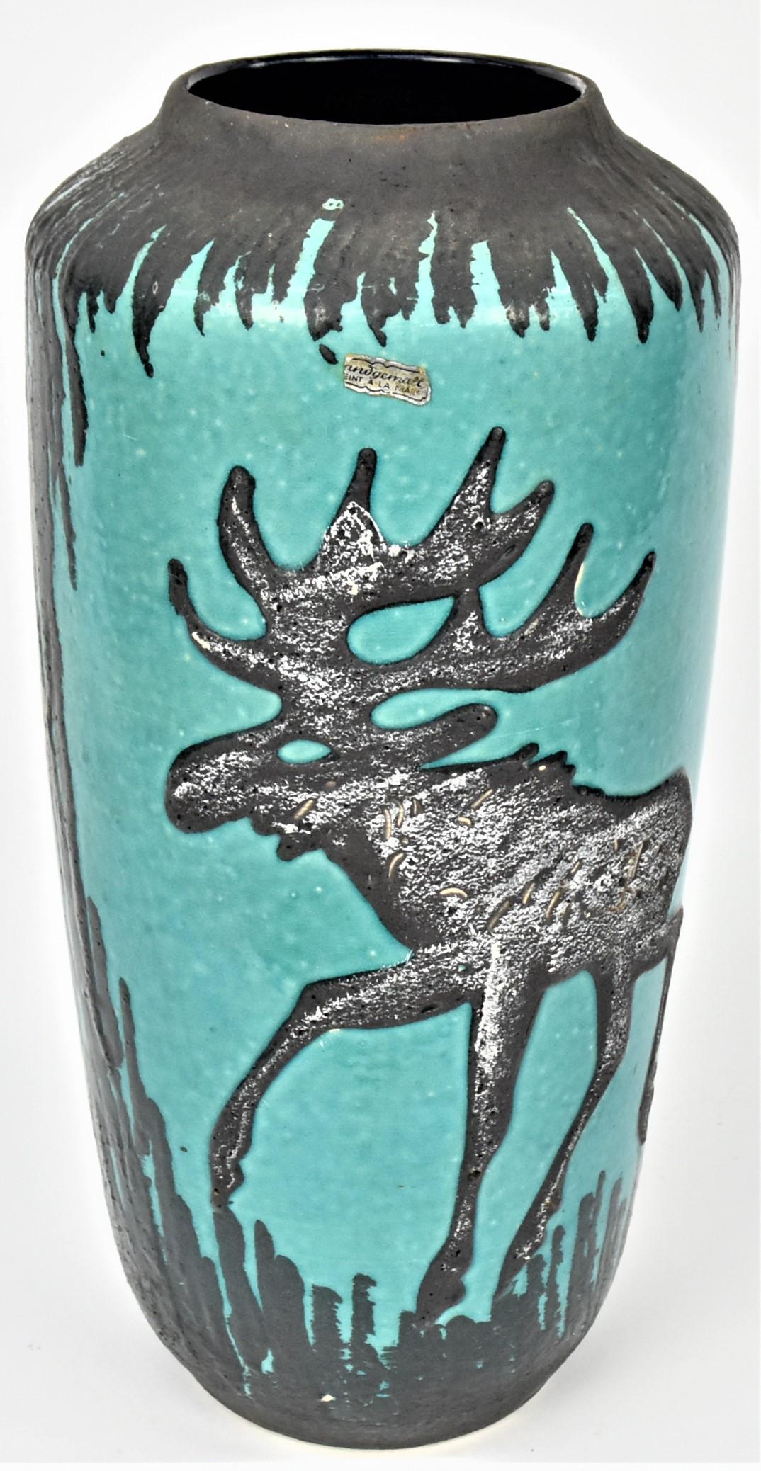 German Art Pottery Floor Vase (1 of 6)