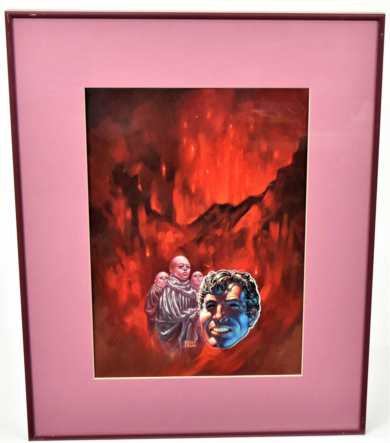 Kelly Freas Sci Fi Cover Art Painting (1 of 5)