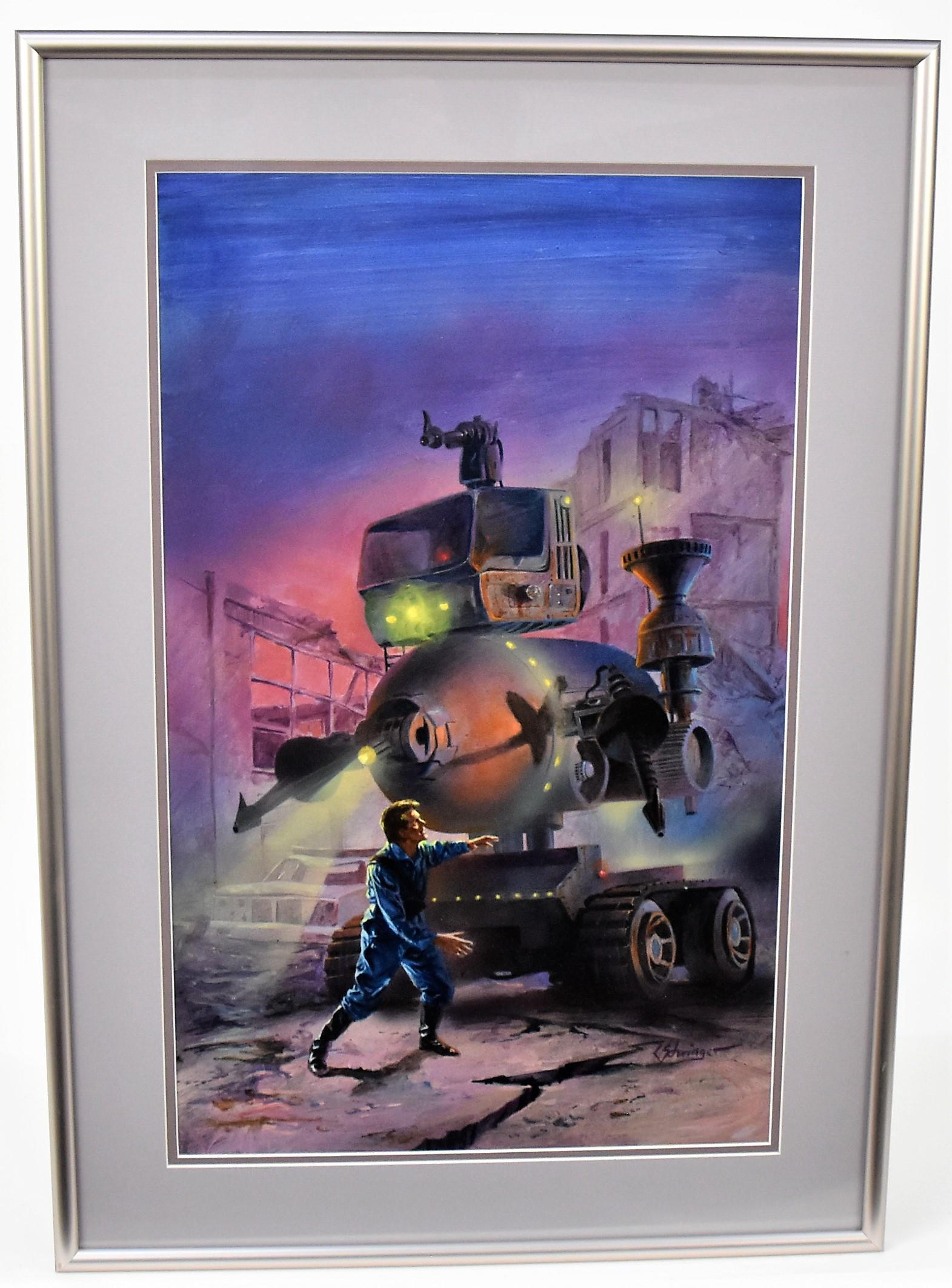 Larry Schwinger Sci Fi Cover Art Painting (1 of 6)