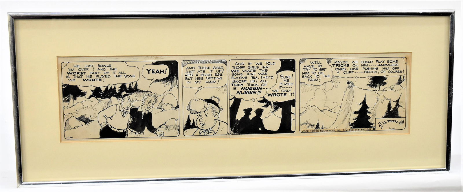 Merrill Blosser Comic Strip Art (1 of 6)
