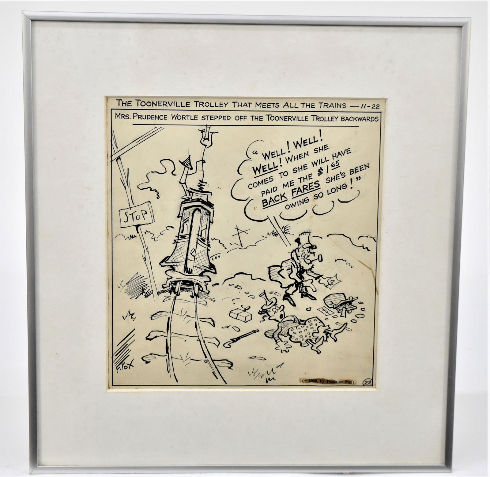 Fontaine Fox Comic Strip Art (1 of 5)