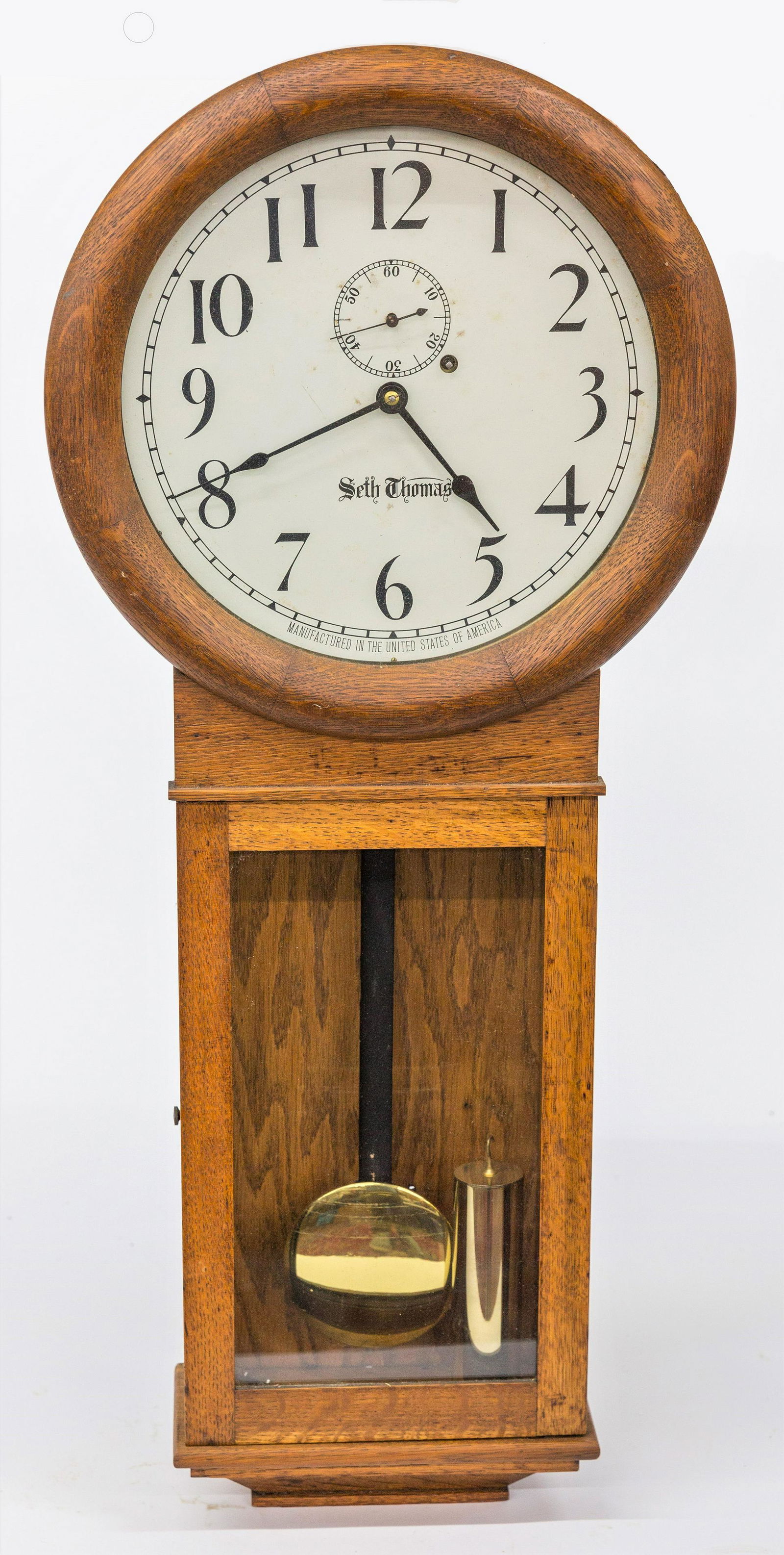 SethThomas No. 2 Regulator Clock (1 of 6)