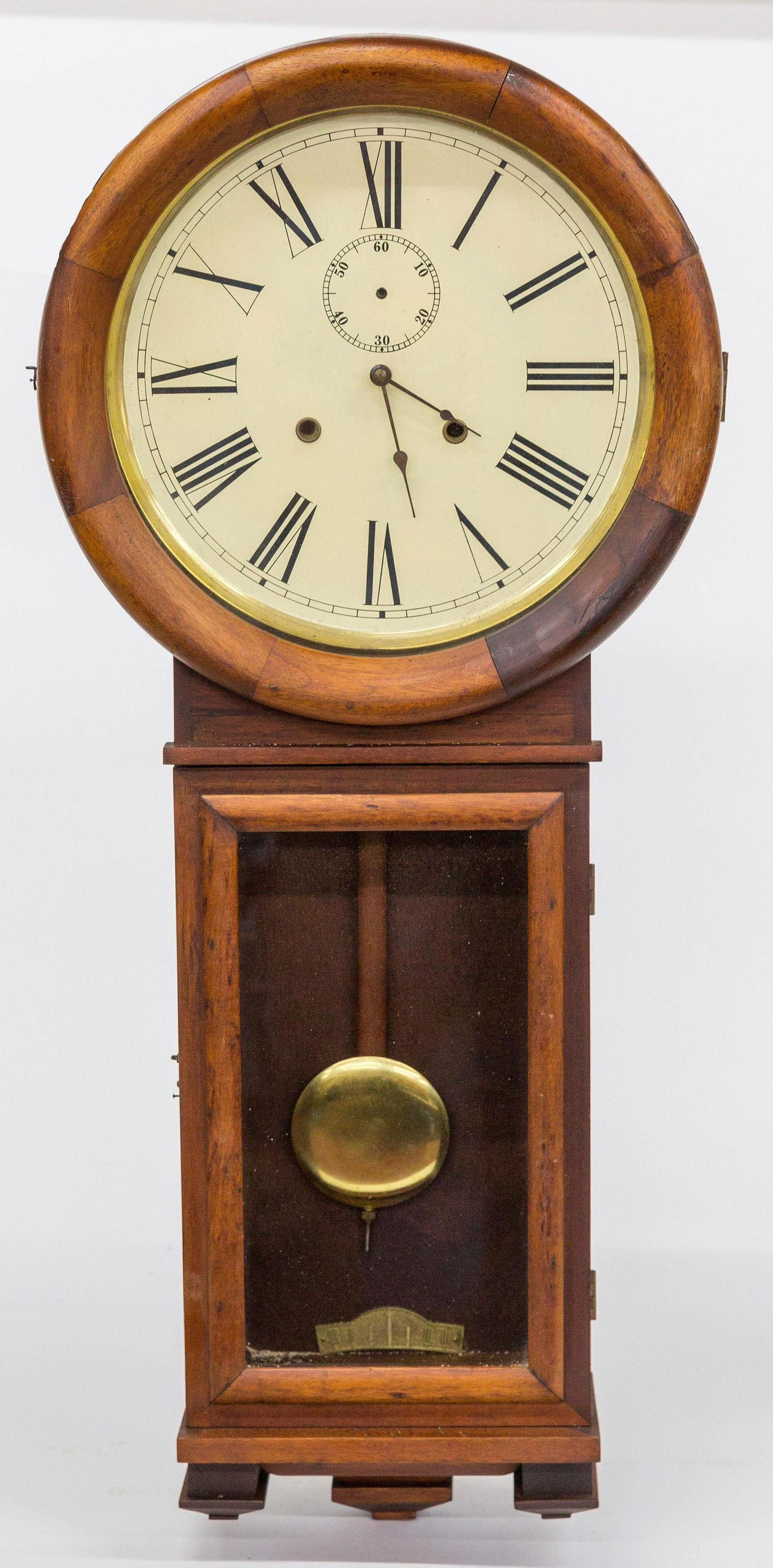 Mahogany Seth Thomas No. 2 Regulator Wall Clock (1 of 3)