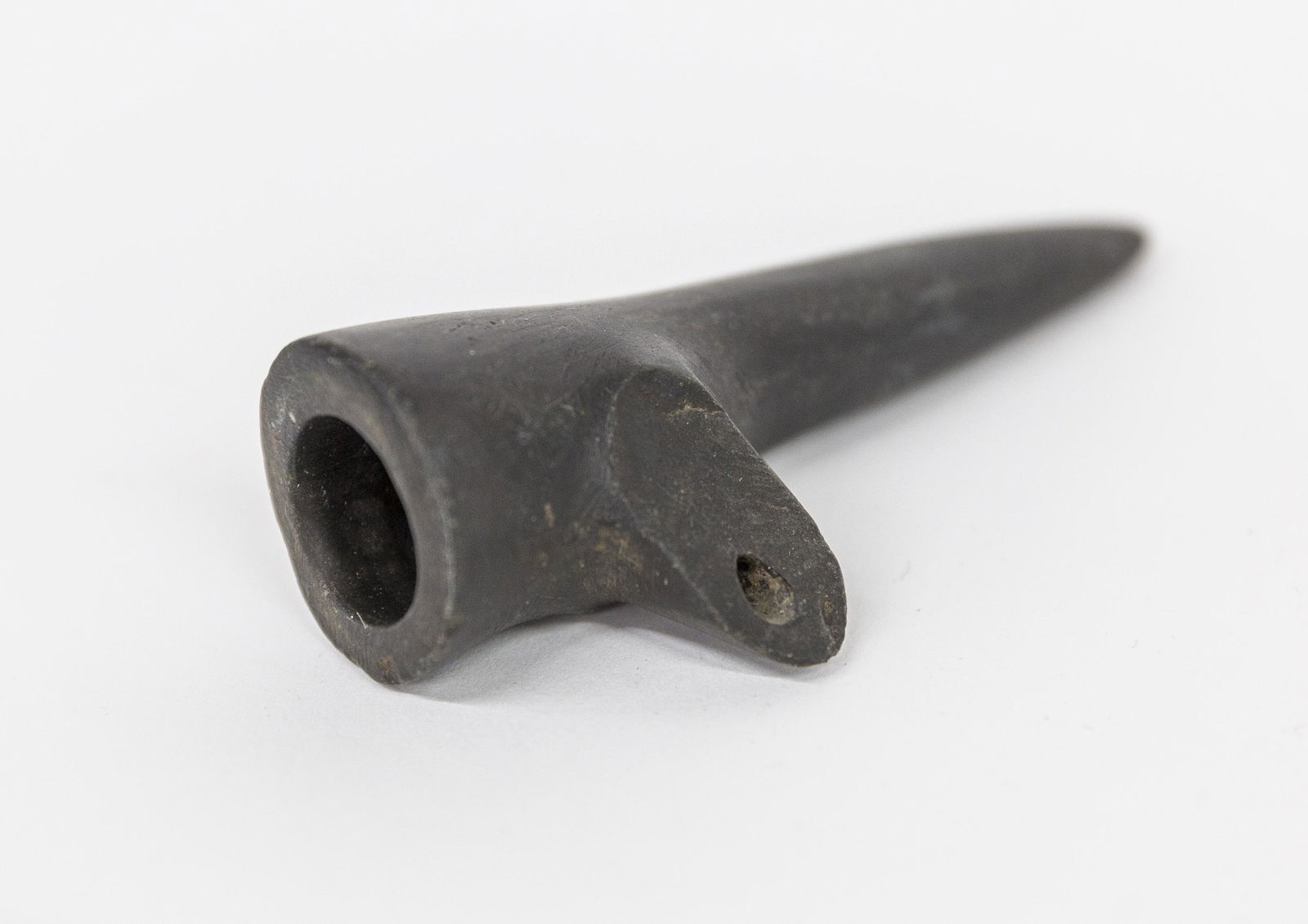 Native American Proto-Historic Slate Pipe (1 of 6)