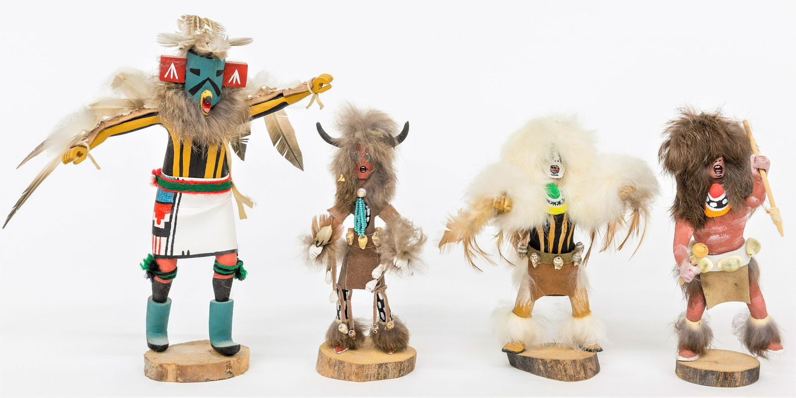 Four Signed Hopi Katsina (1 of 12)