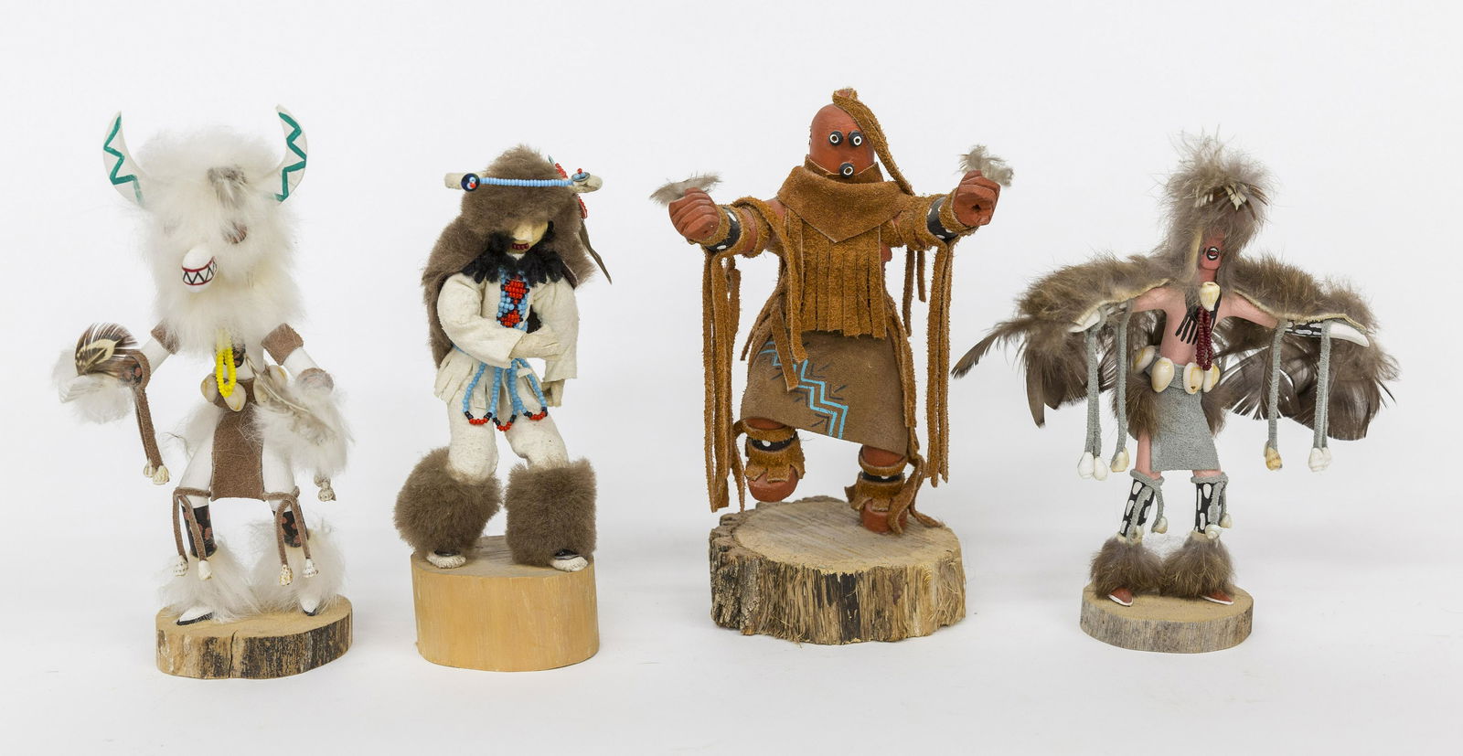 Four Signed Hopi Katsina (1 of 12)