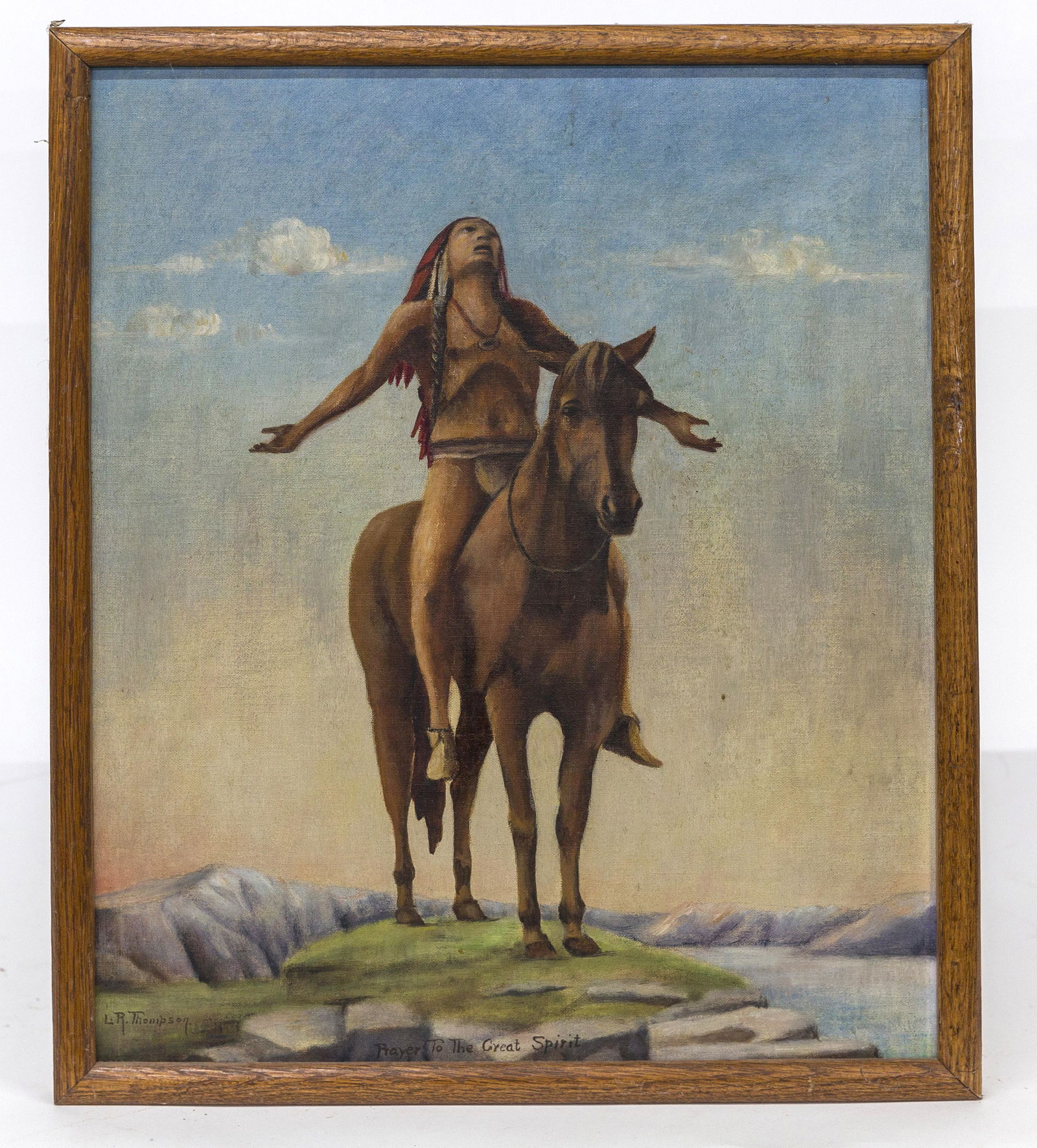 Oil Painting by L.R. Thompson (1 of 8)