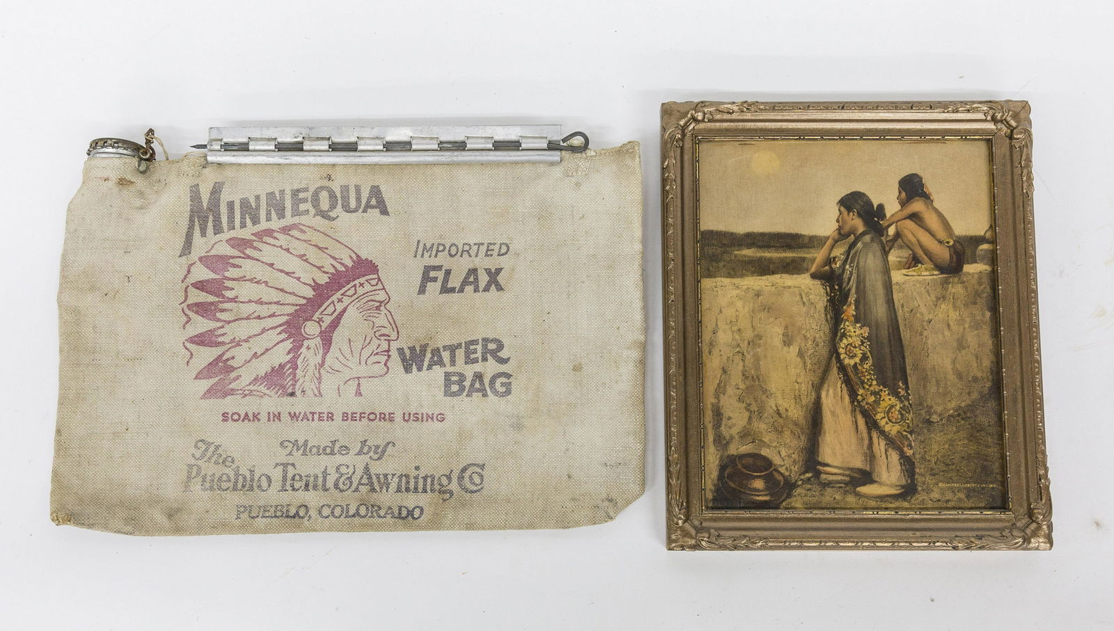 Native American Print & Canvas Water Bag (1 of 7)