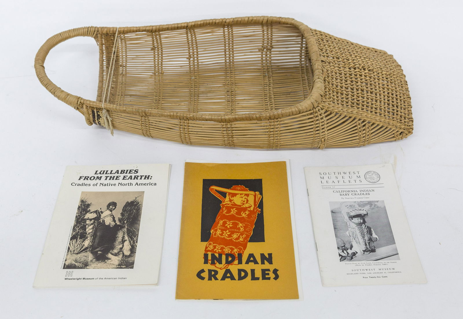 Native American Woven Cane Cradle Board (1 of 5)
