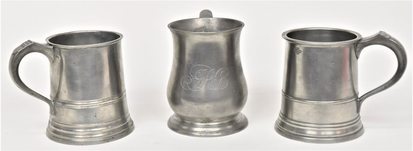 Three Pewter Tankards (1 of 6)