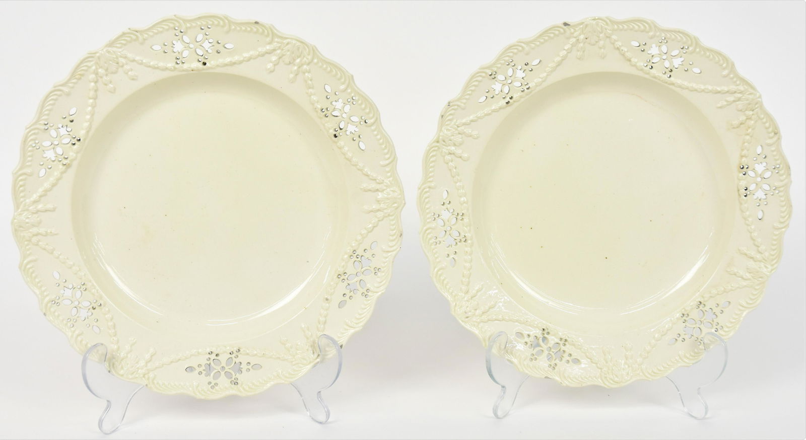 18th Century Creamware Plates (1 of 8)