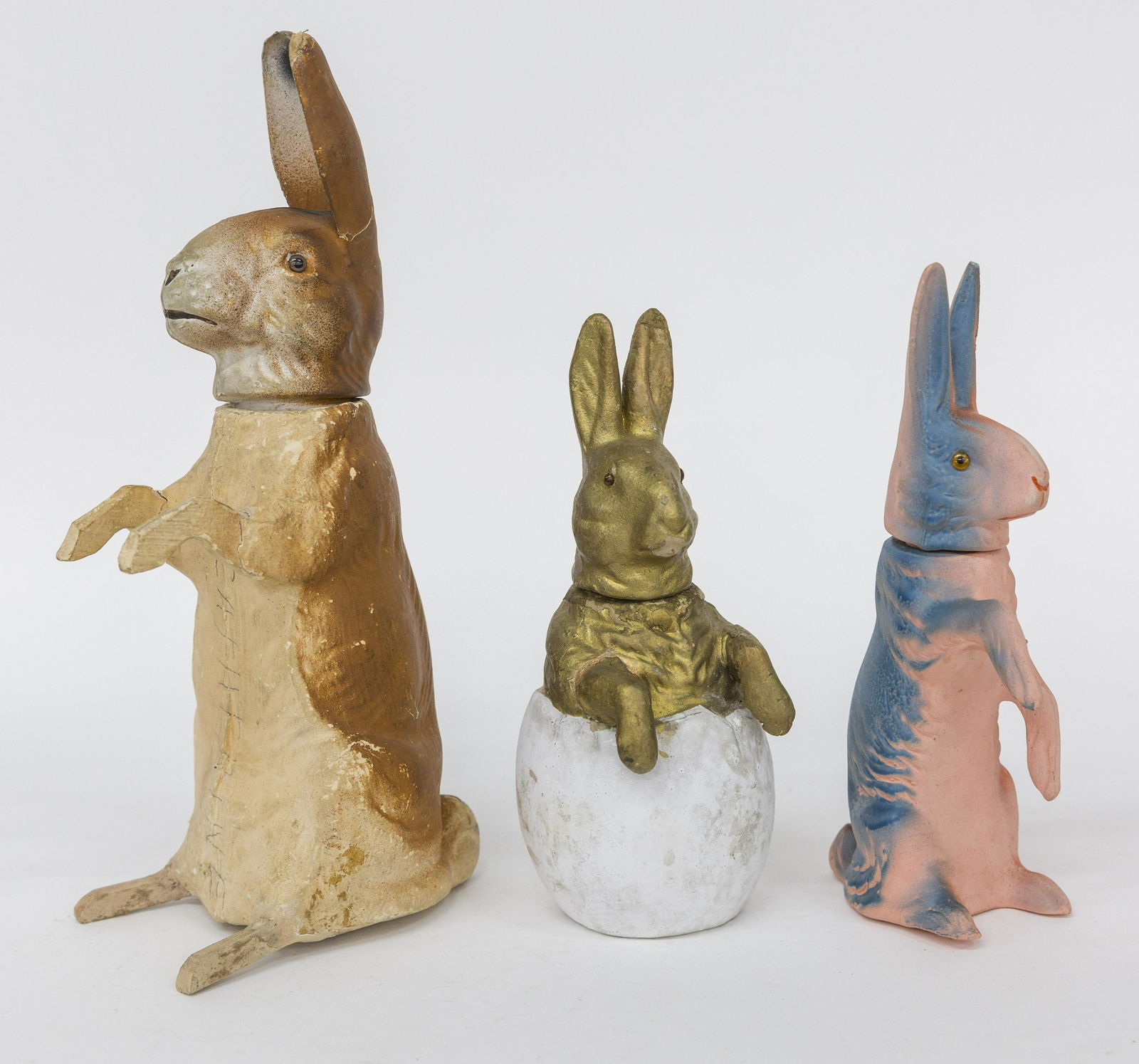 Three Figural Easter Candy Containers (1 of 7)