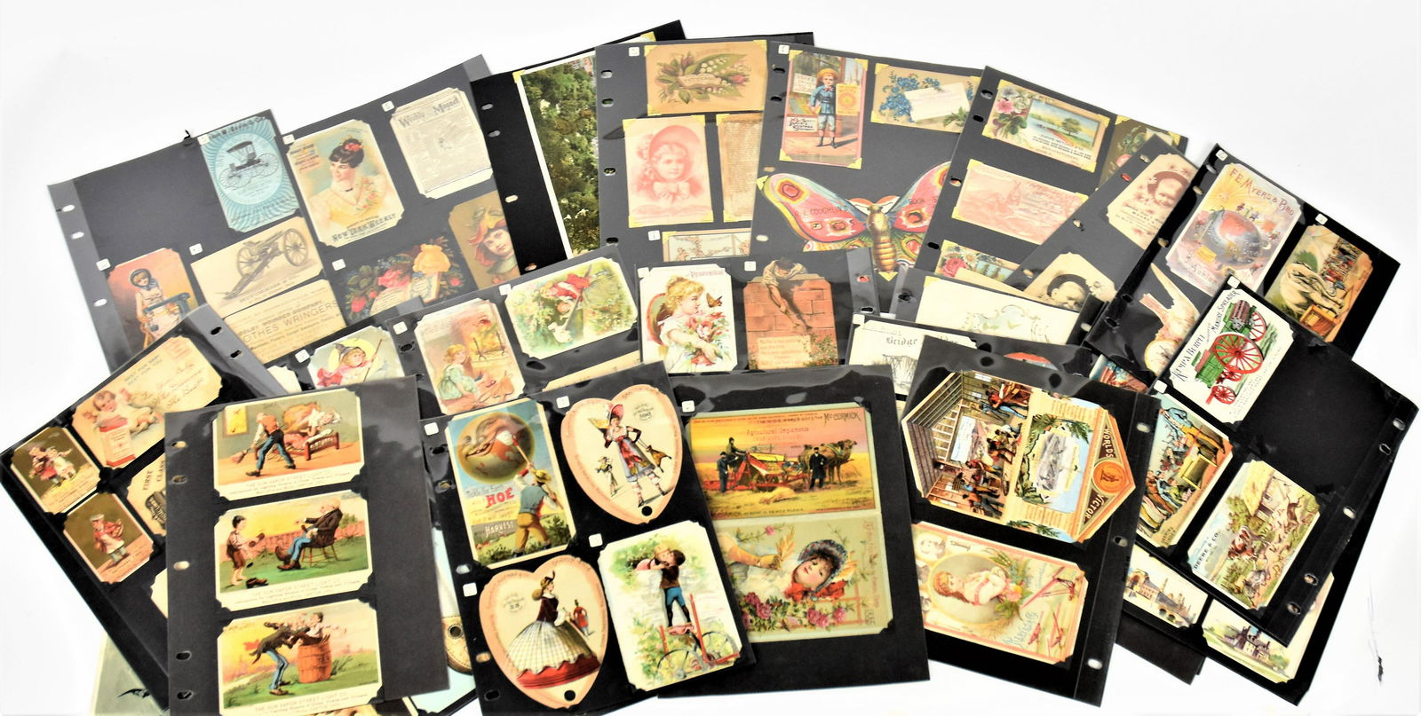 Hug Lot of Advertising Trade Cards (1 of 13)