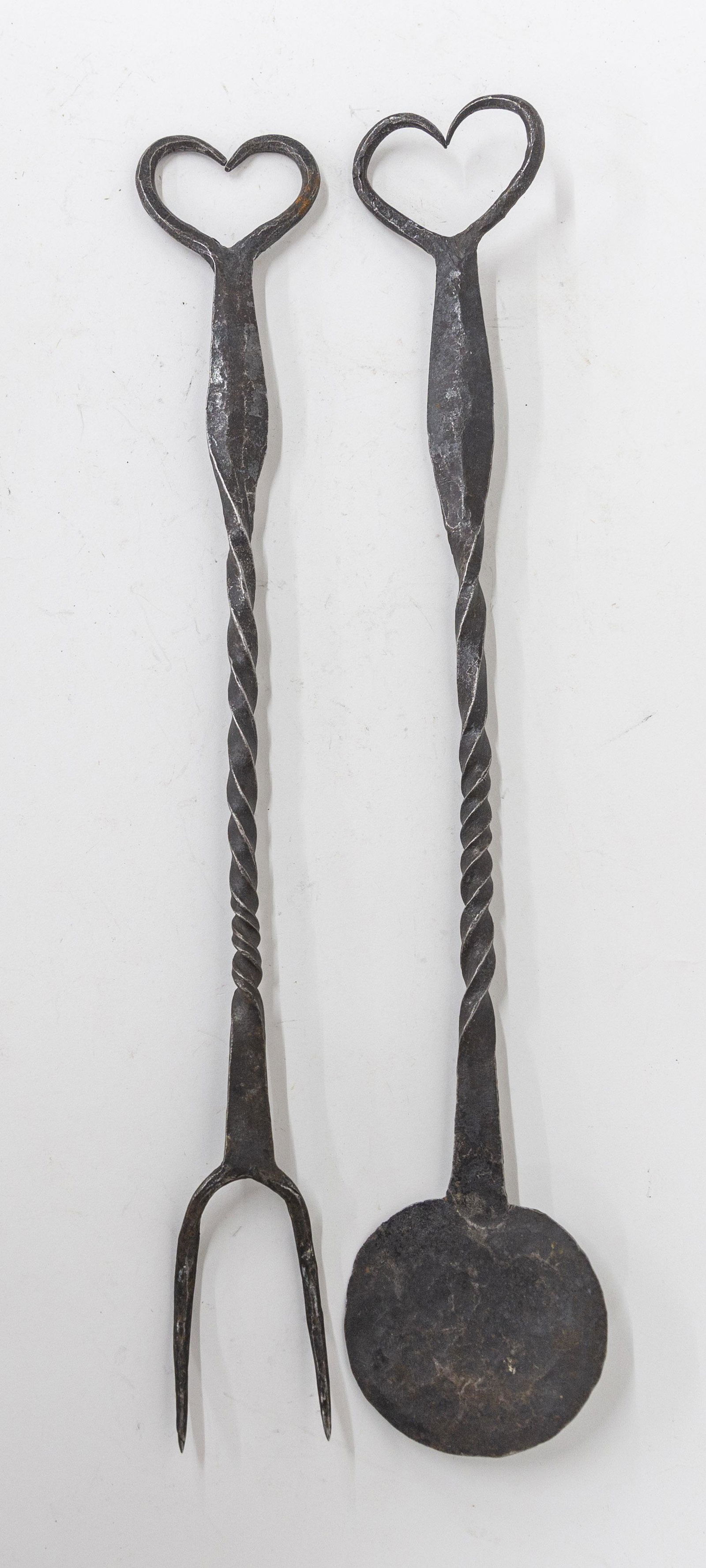 Wrought Iron Kitchen Tools with Hearts (1 of 7)