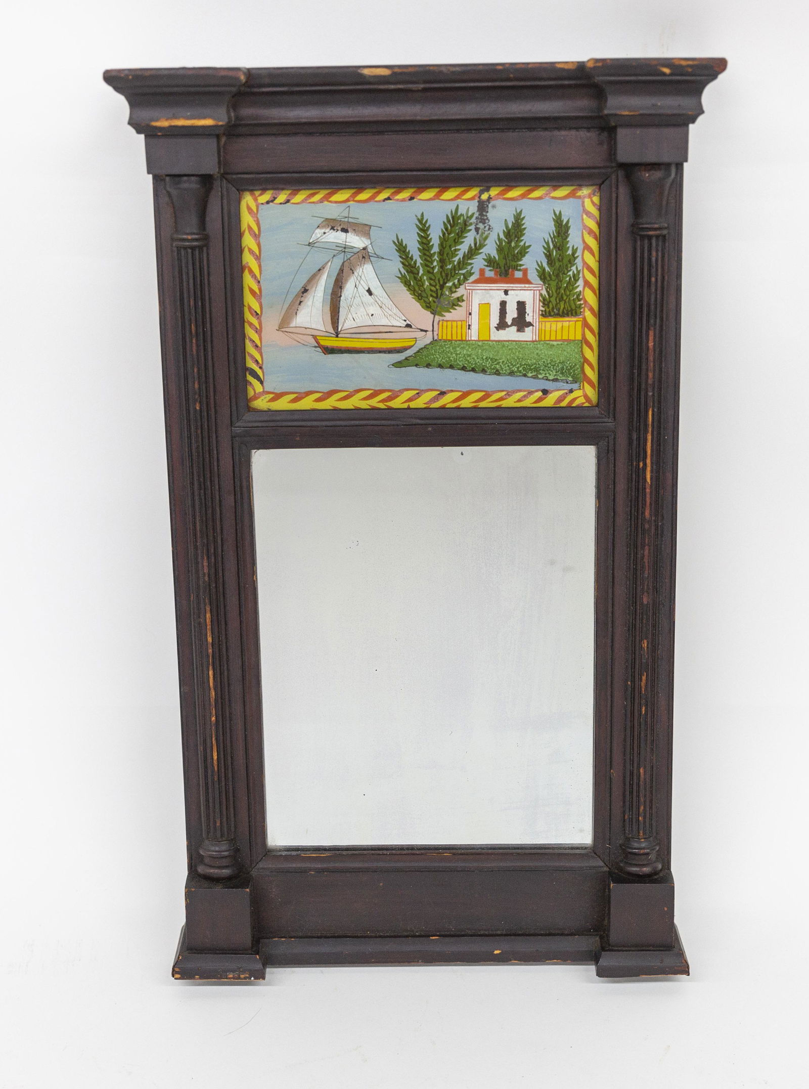 Federal Reverse Painted Mirror (1 of 12)
