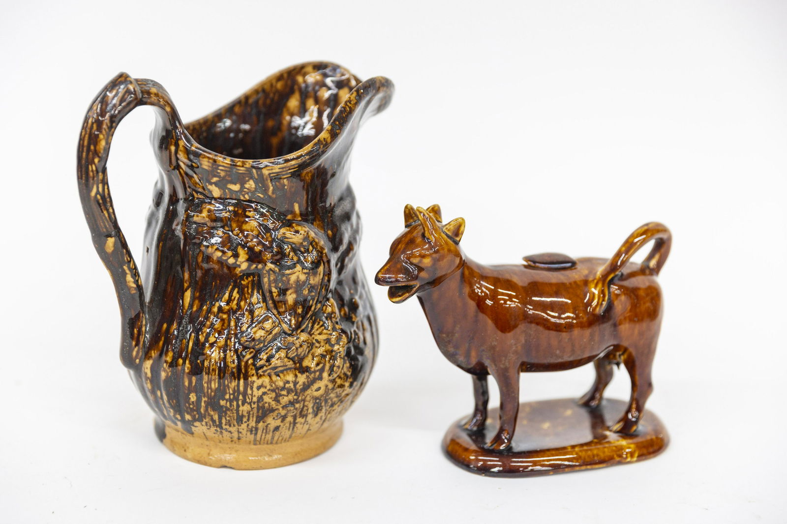 Yelloware Pitcher & Creamer (1 of 8)