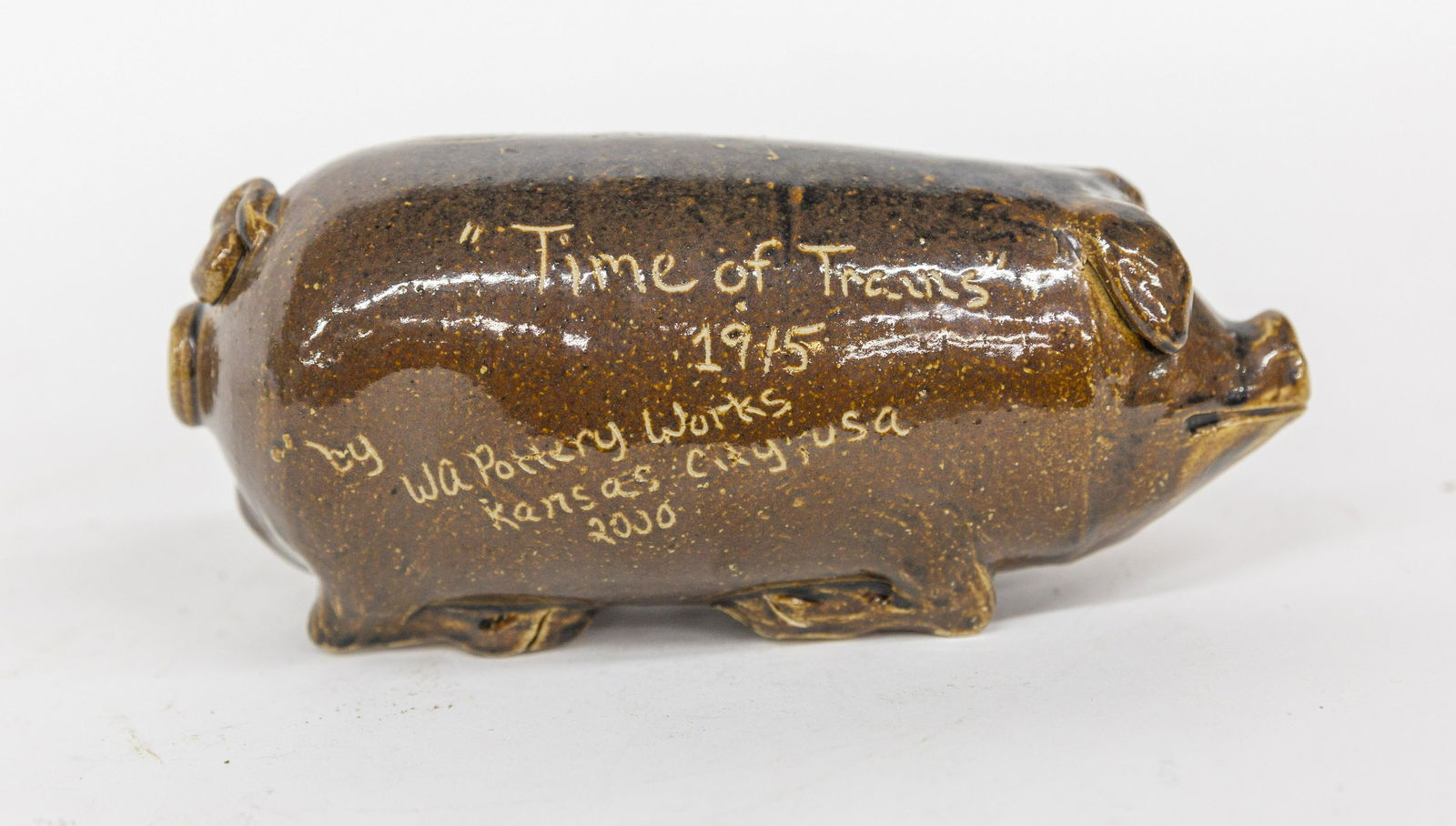 Contemporary Map Pig Whiskey Flask (1 of 9)