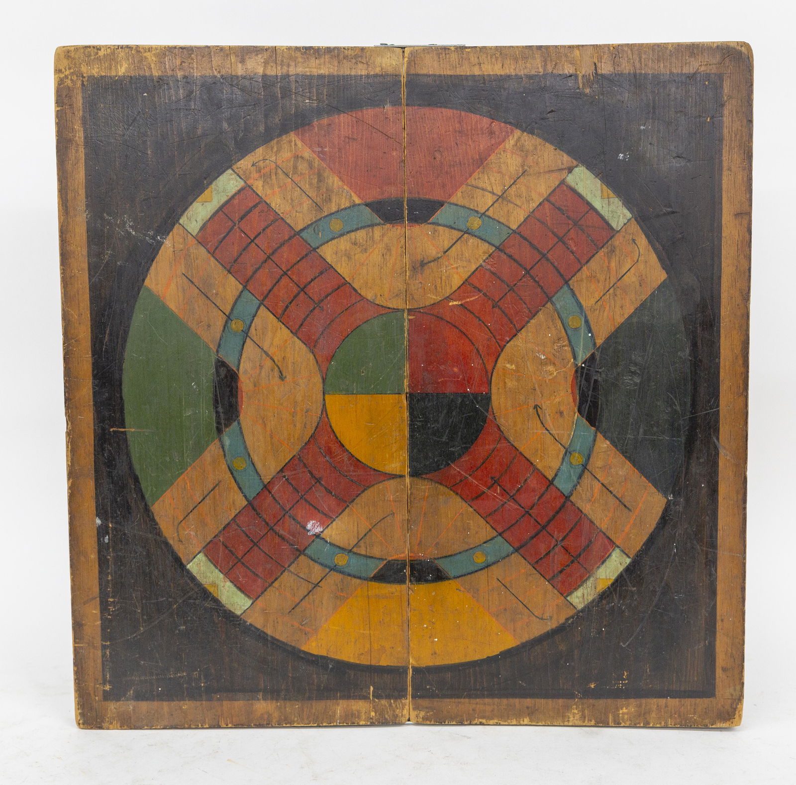 Early Double Sided Painted Game Board (1 of 9)