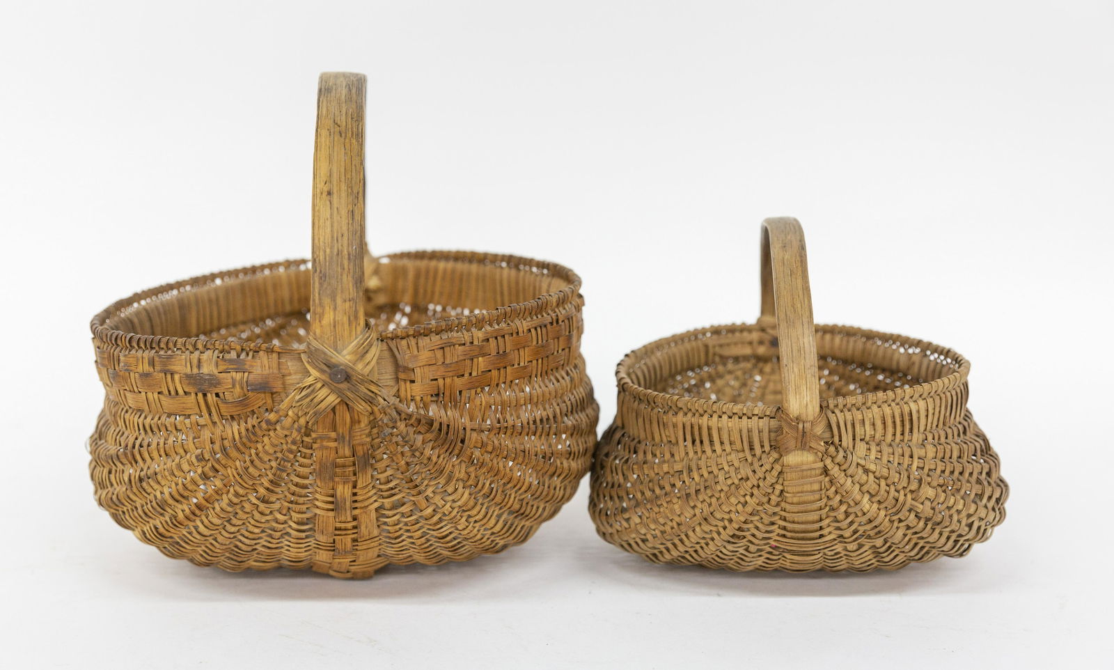 Two Split Hickory Buttocks Baskets (1 of 7)