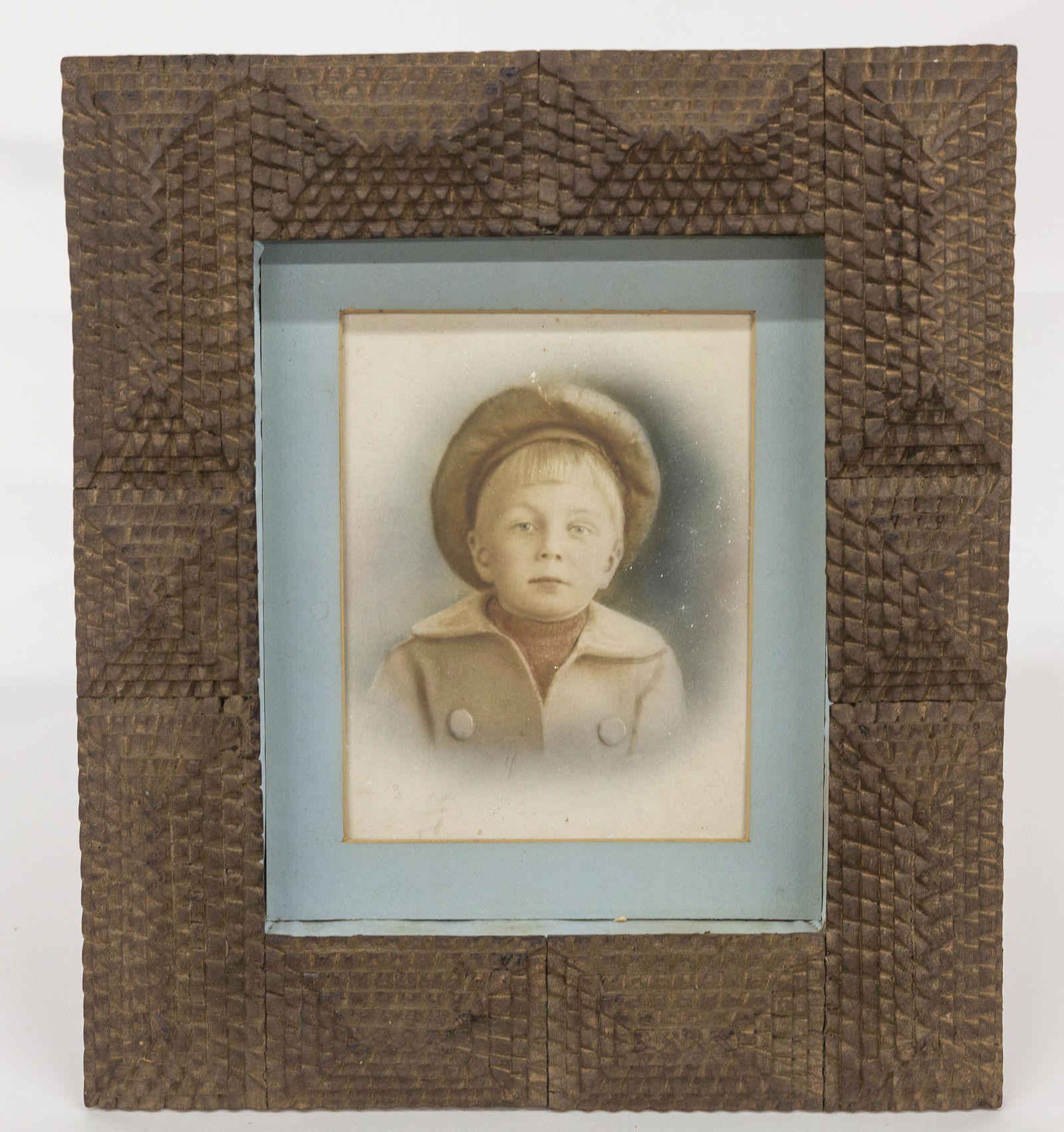 Tramp Art Shadow Box Frame (1 of 5)