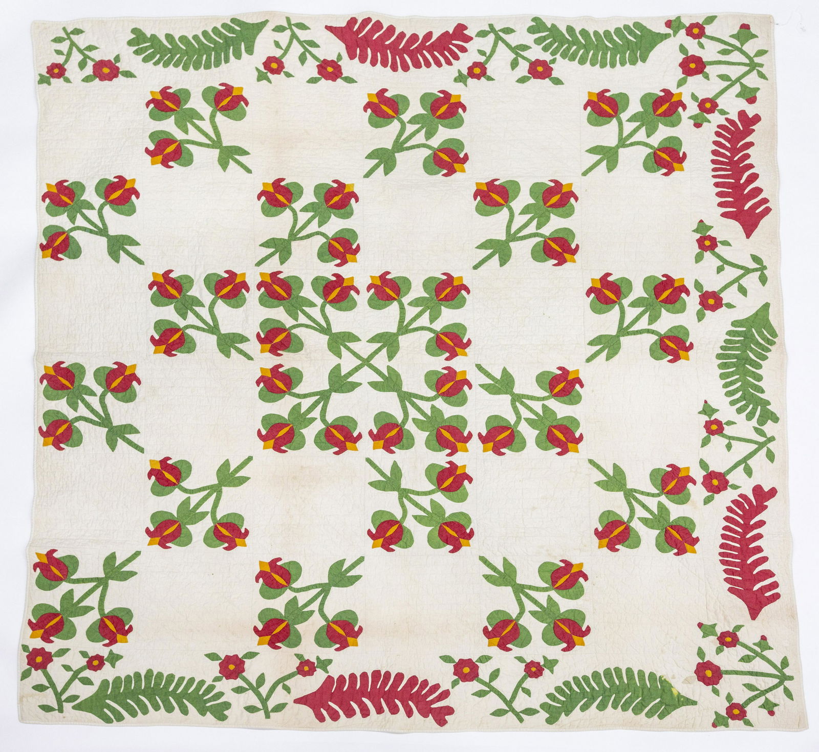 Early Appliqued Quilt (1 of 9)