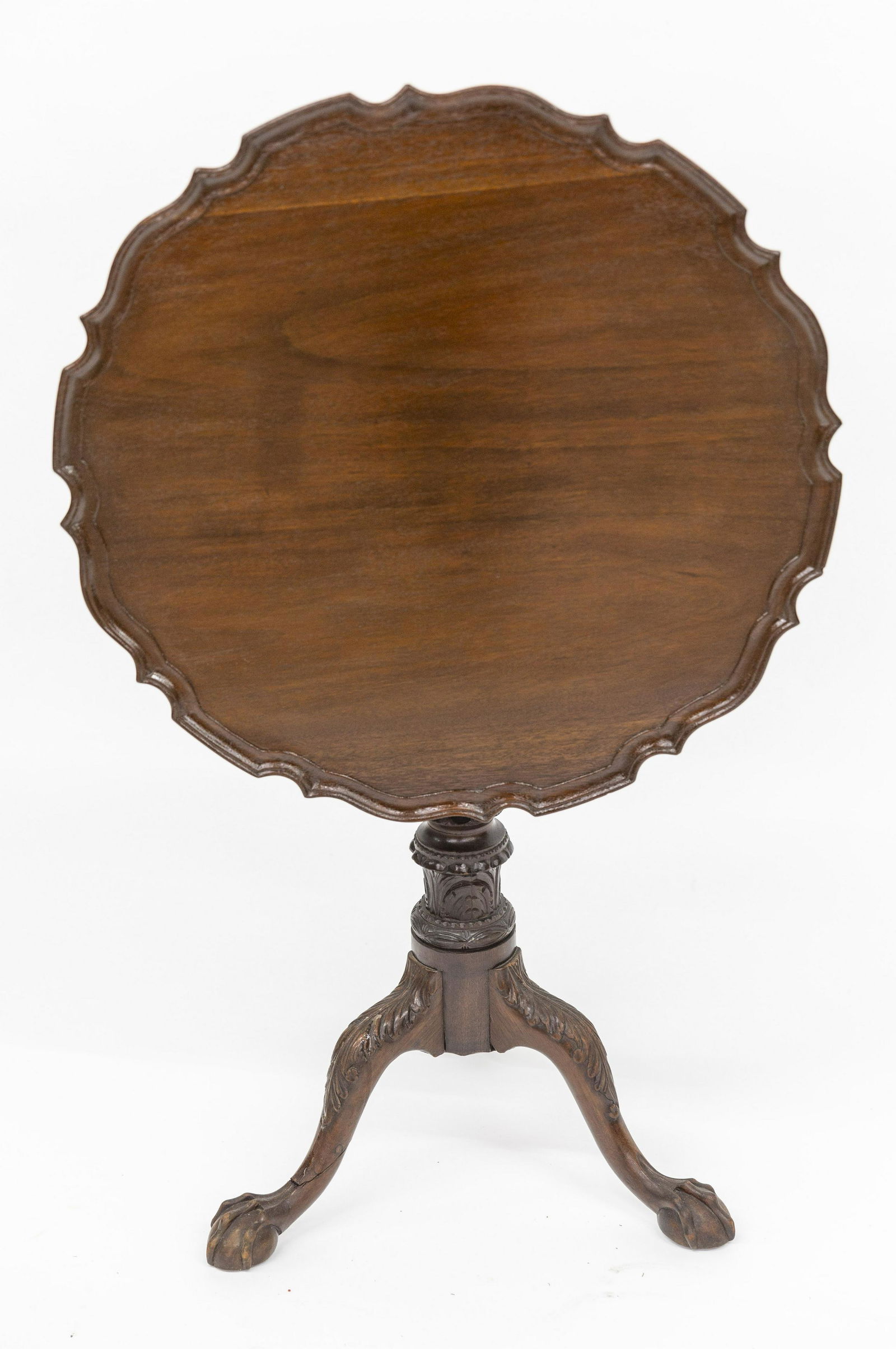 Chippendale Mahogany Dish Top Table (1 of 11)
