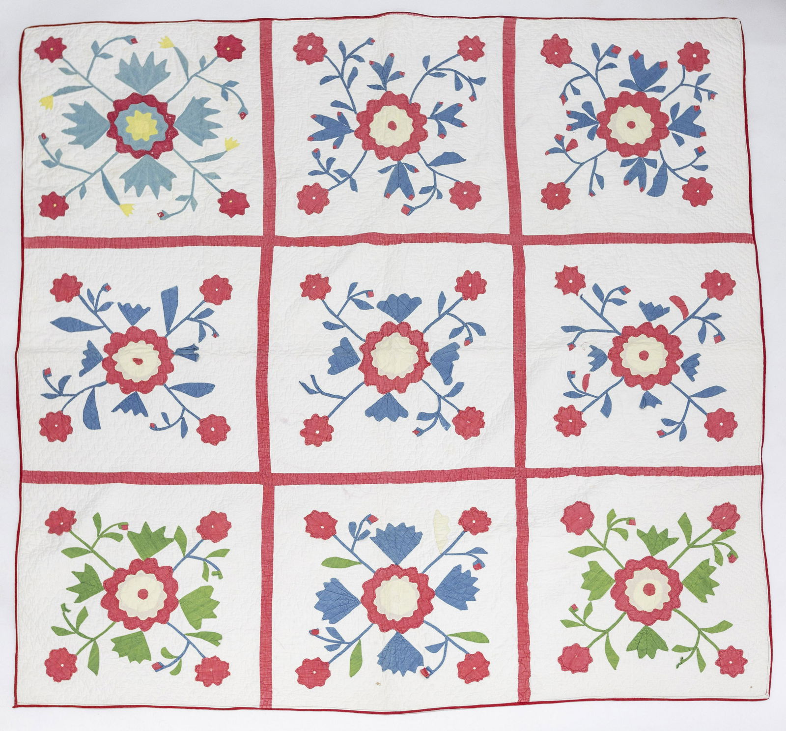 Early Appliqued Quilt (1 of 9)