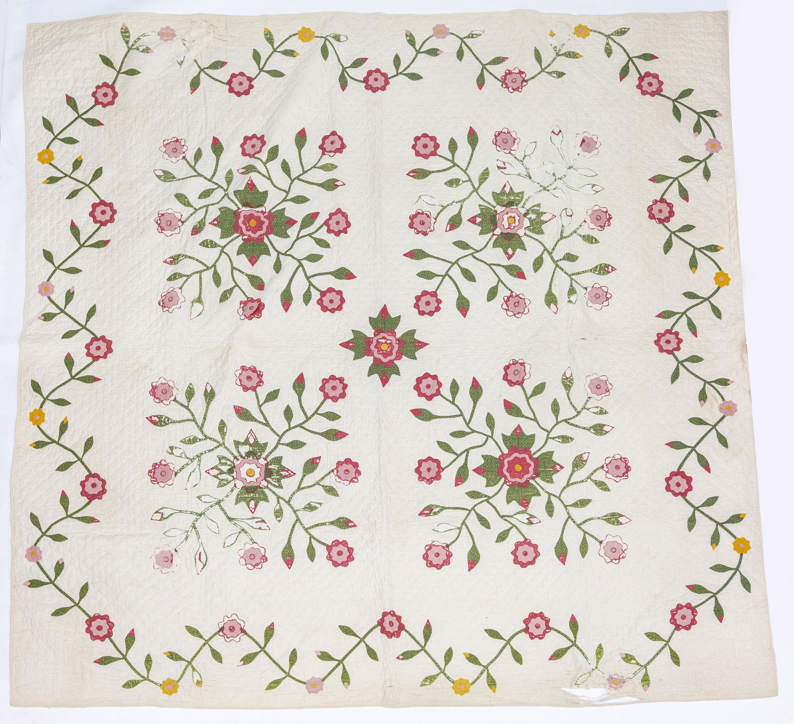 Early Appliqued Quilt (1 of 12)