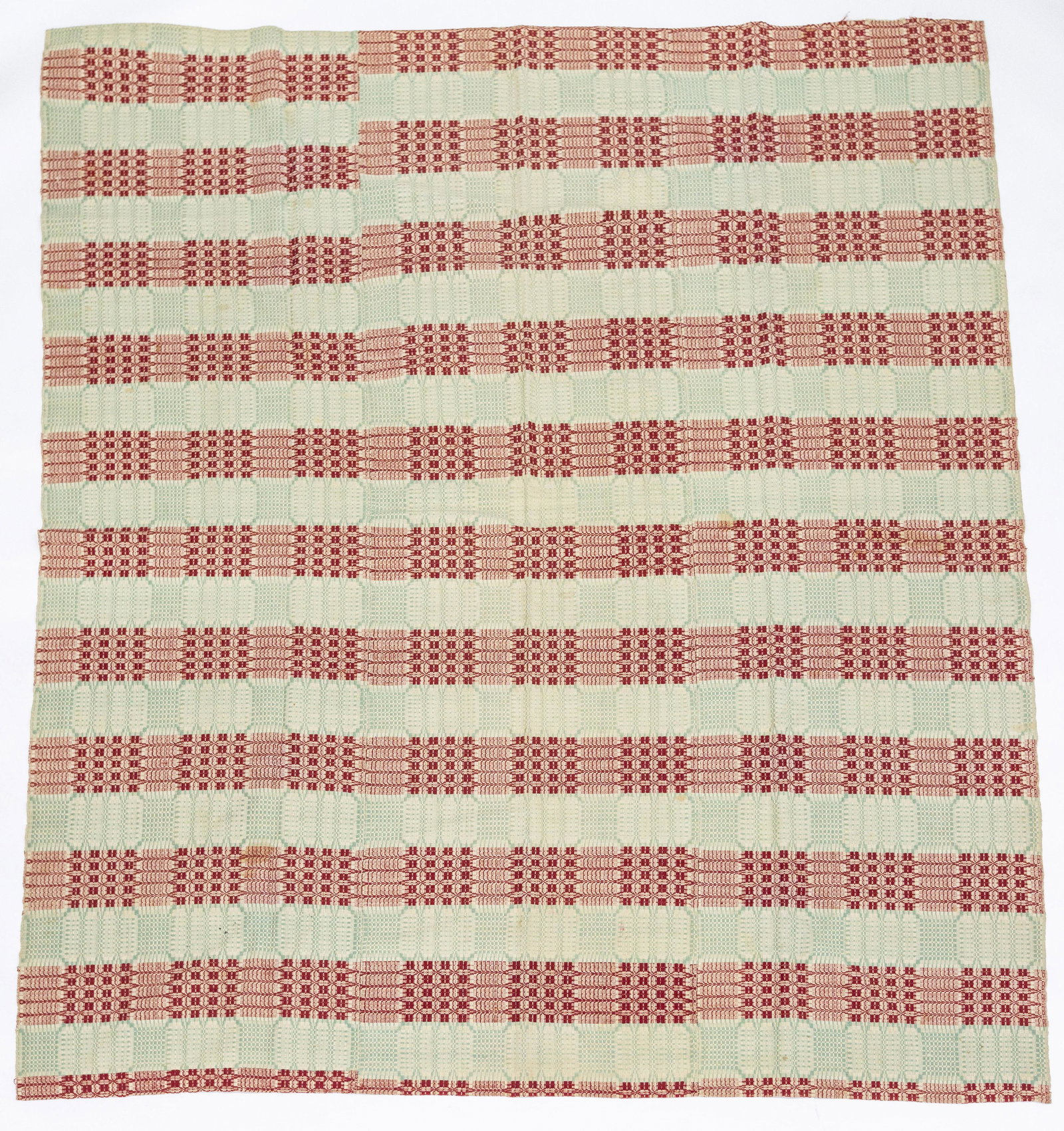 Unusual Overshot Coverlet (1 of 10)