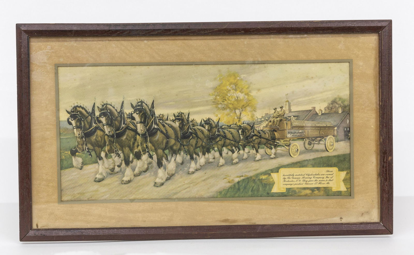 Genesee Brewing Chromolithographed Sign (1 of 5)