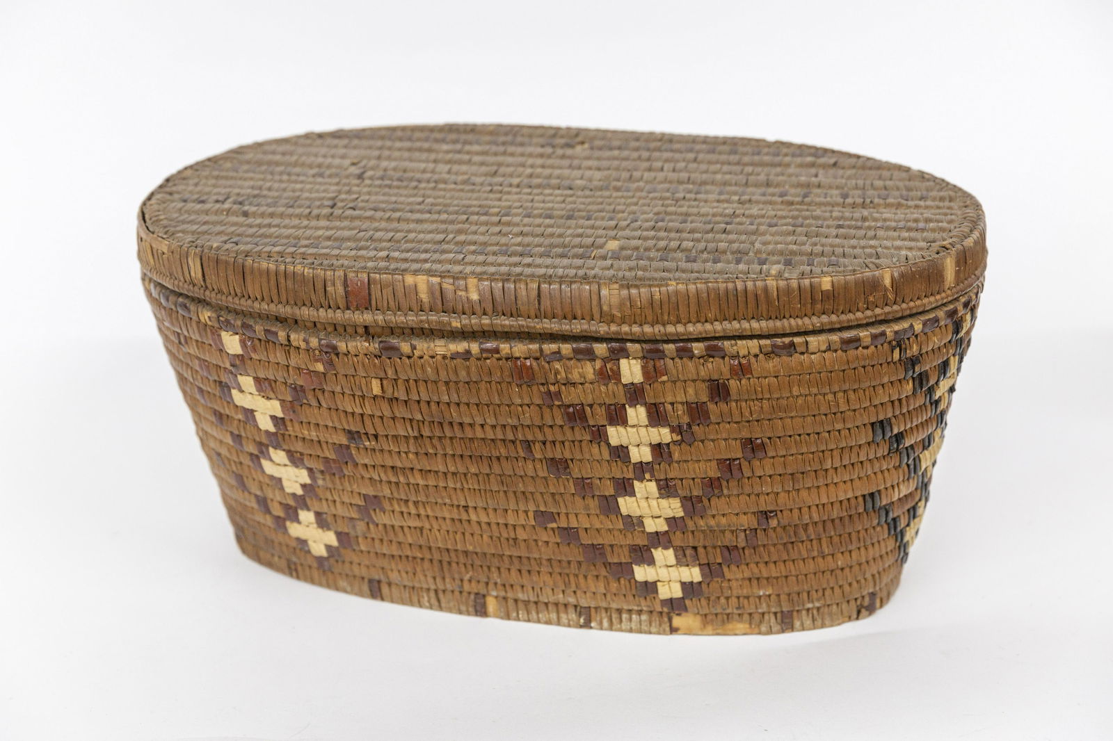 Native American Lidded Basket (1 of 9)