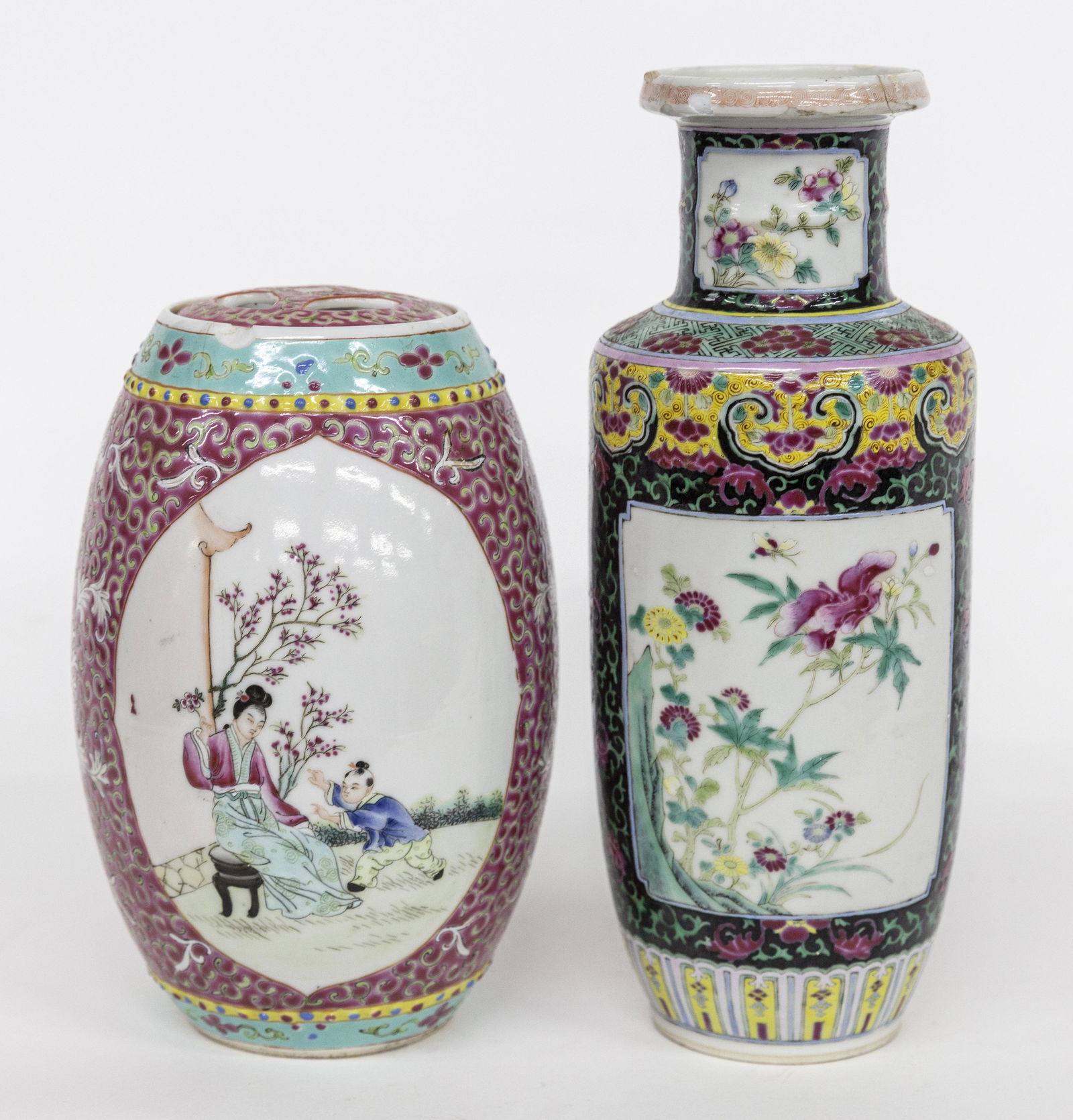 Two Chinese Porcelain Vases (1 of 7)