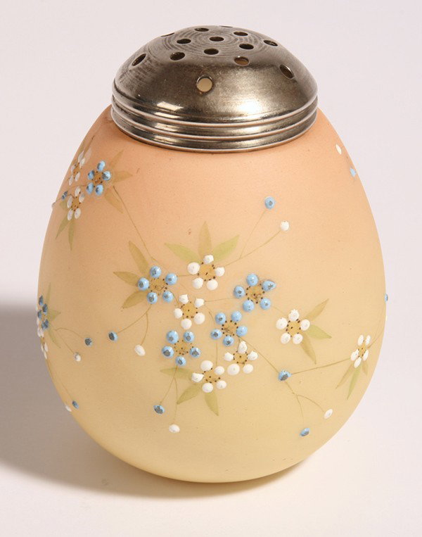 MT. WASHINGTON ENAMEL DECORATED SUGAR SHAKER