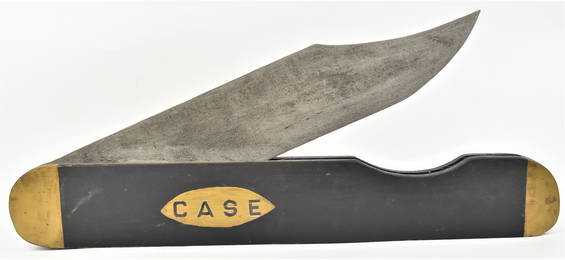 Figural Wood Case Knives Trade Sign