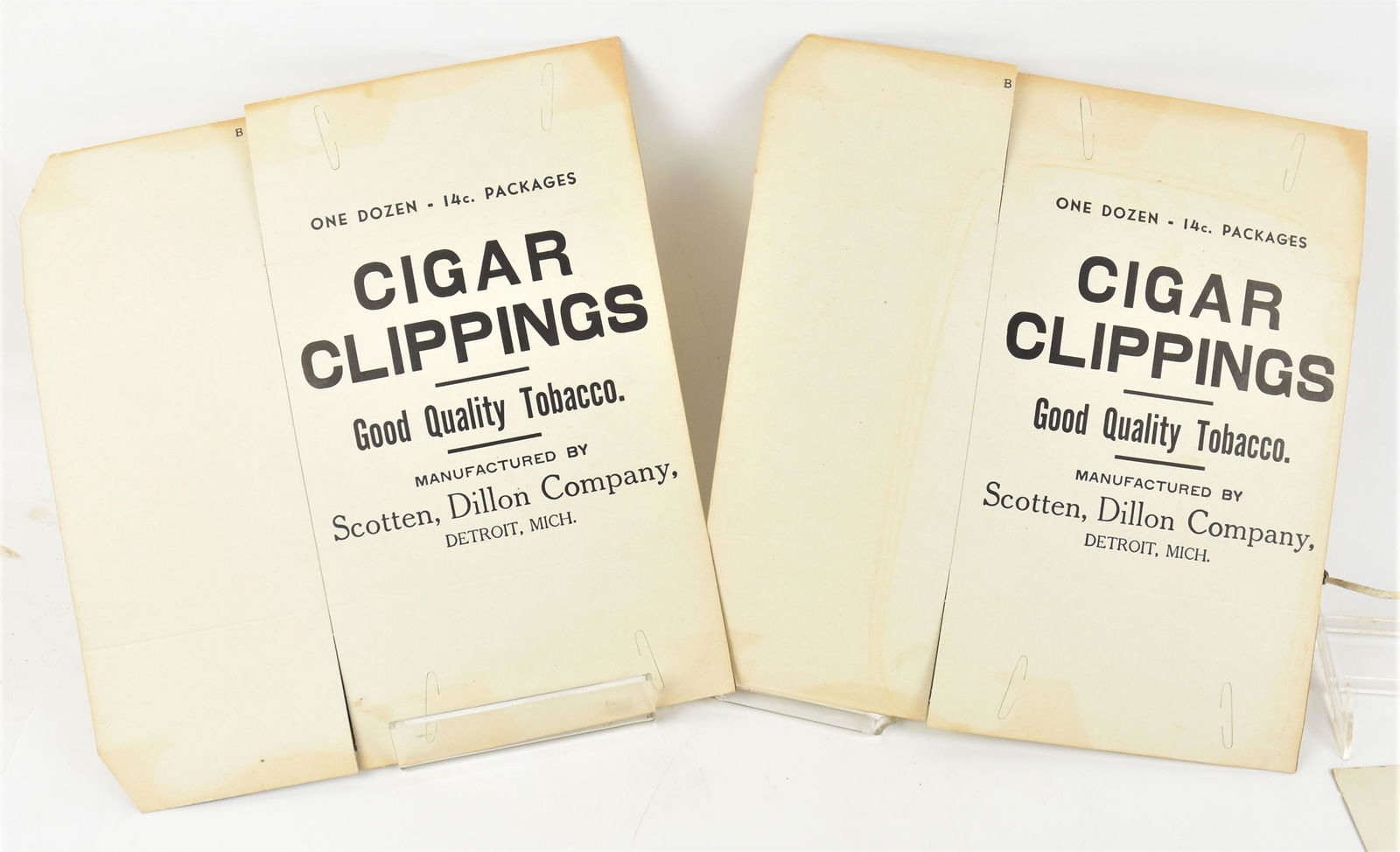 Seven Tobacco Signs & Boxes