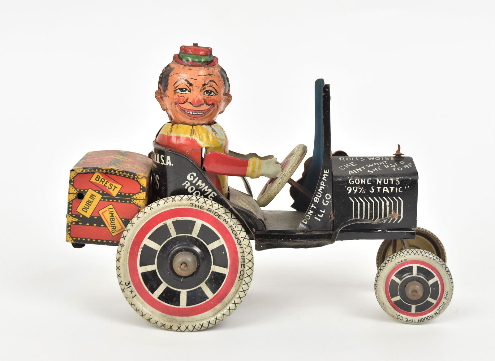 Marx Tin Clown Joy Rider Toy (1 of 6)