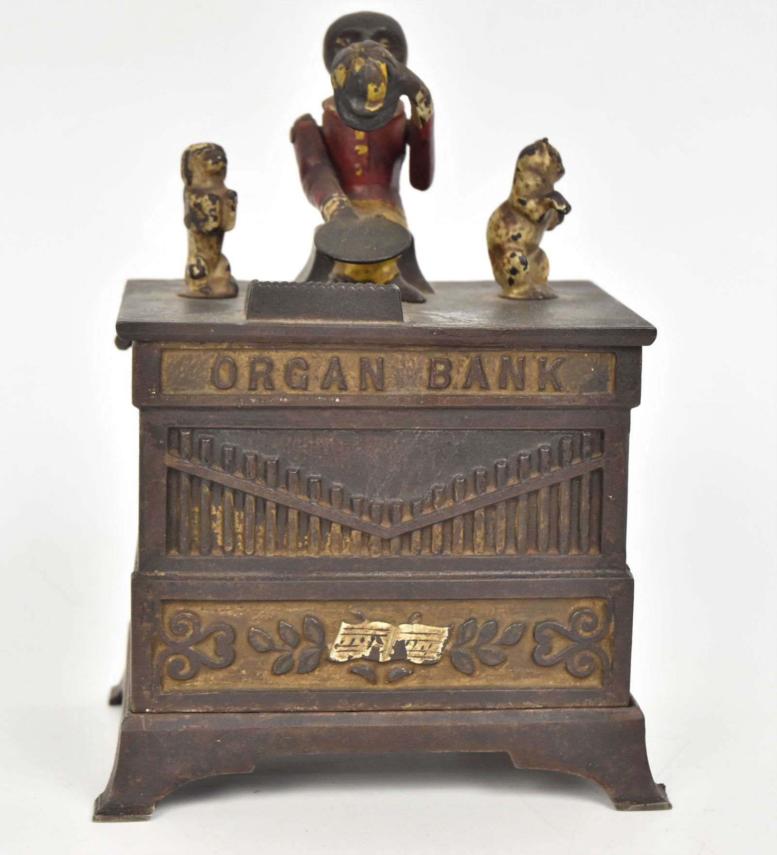 Organ Mechanical Bank Dog & Cat (1 of 5)