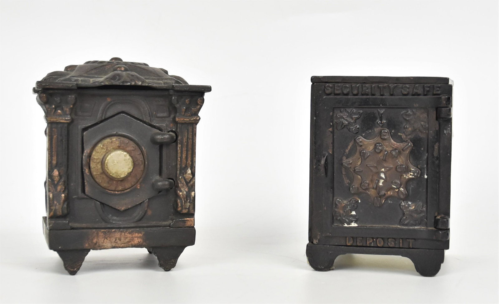 Two Cast Iron Safe Banks (1 of 6)
